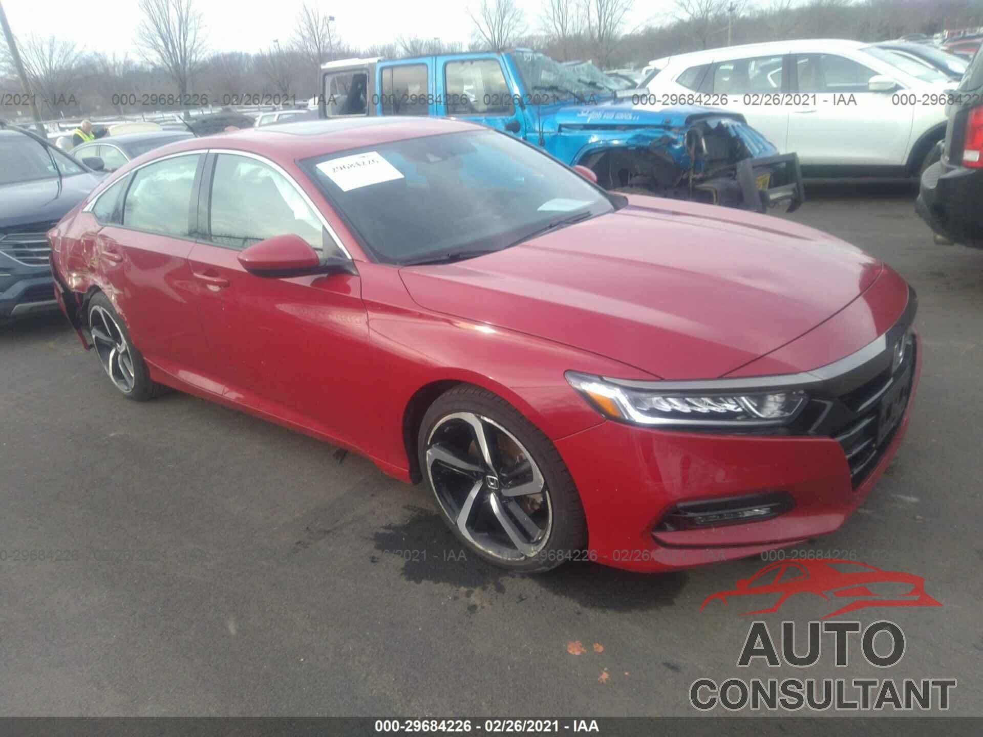 HONDA ACCORD SEDAN 2018 - 1HGCV2F37JA015975