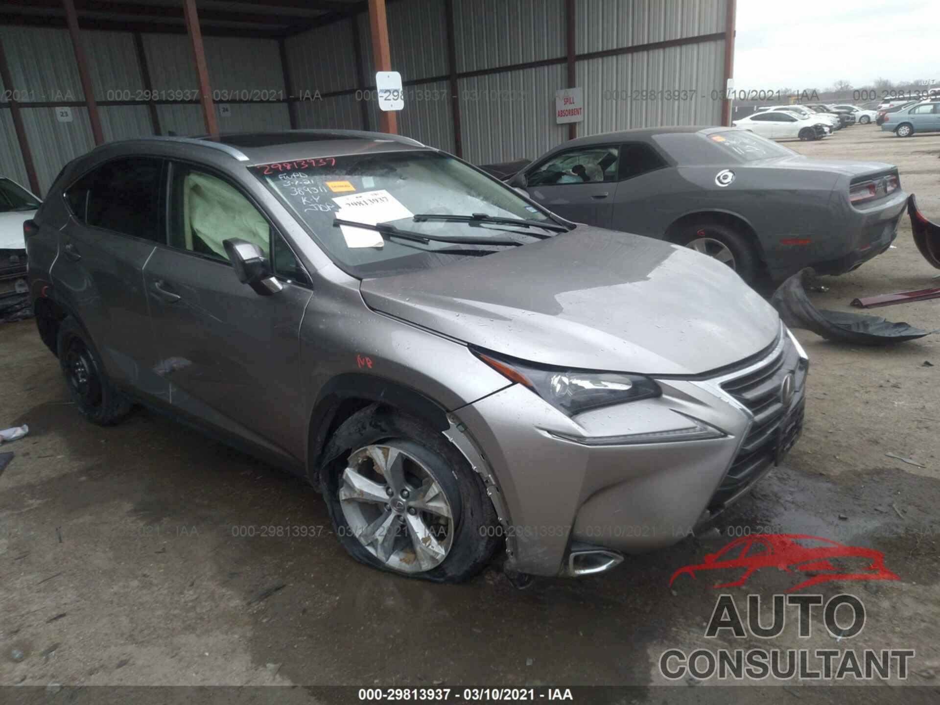 LEXUS NX 2017 - JTJYARBZ8H2053087