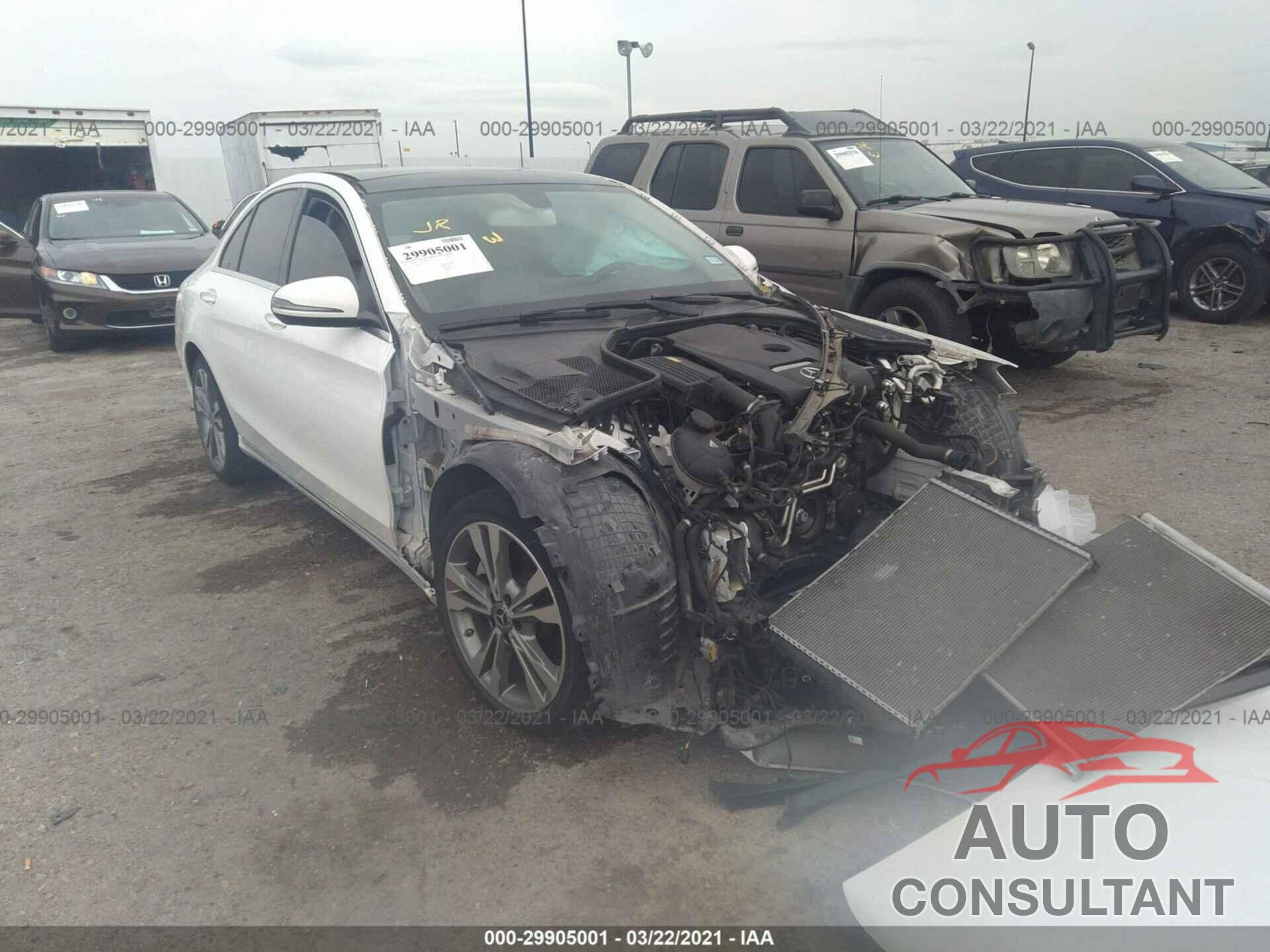 MERCEDES-BENZ C-CLASS 2017 - 55SWF4JB1HU229718
