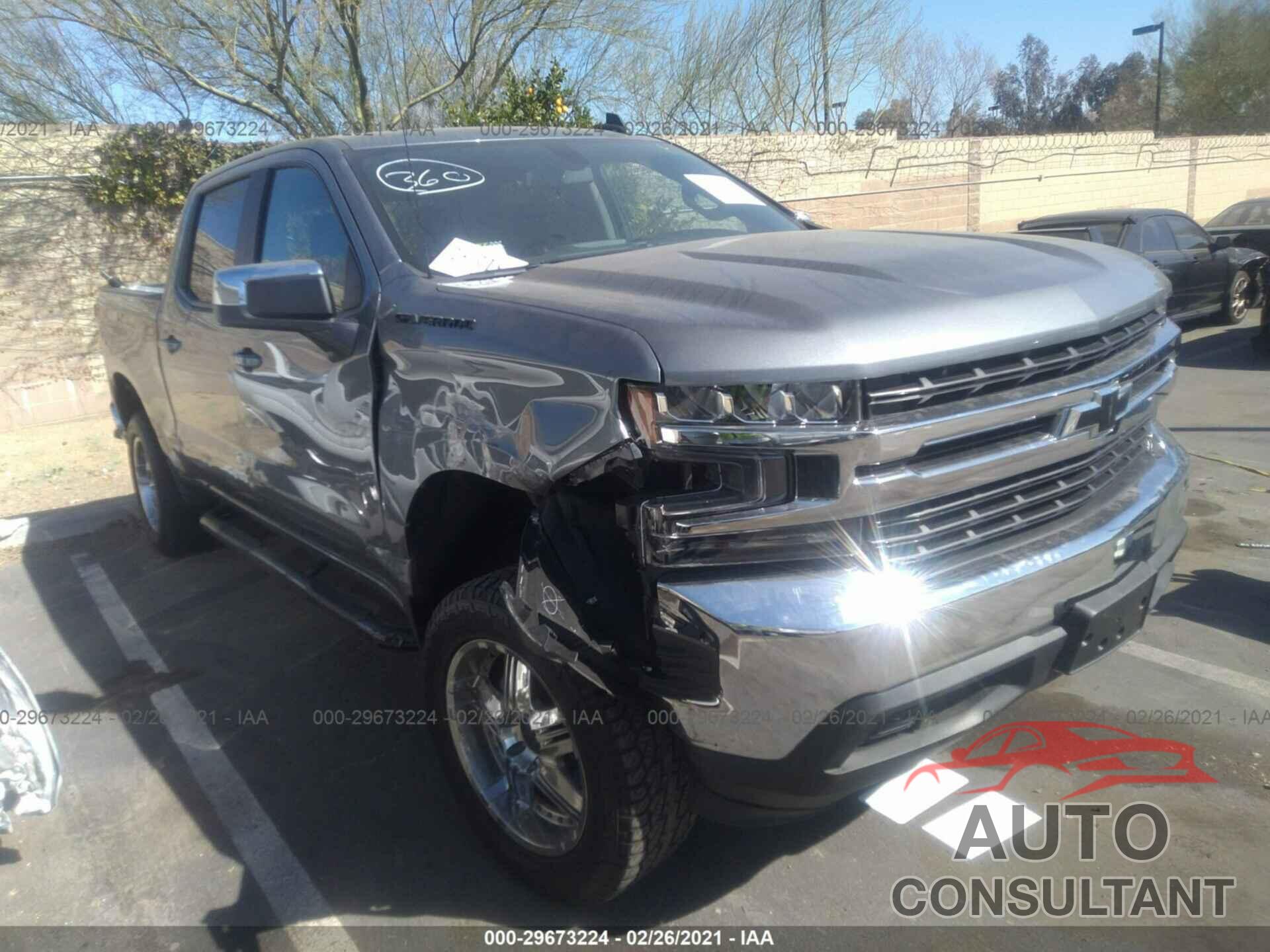 CHEVROLET SILVERADO 1500 2021 - 3GCPWCED2MG152826