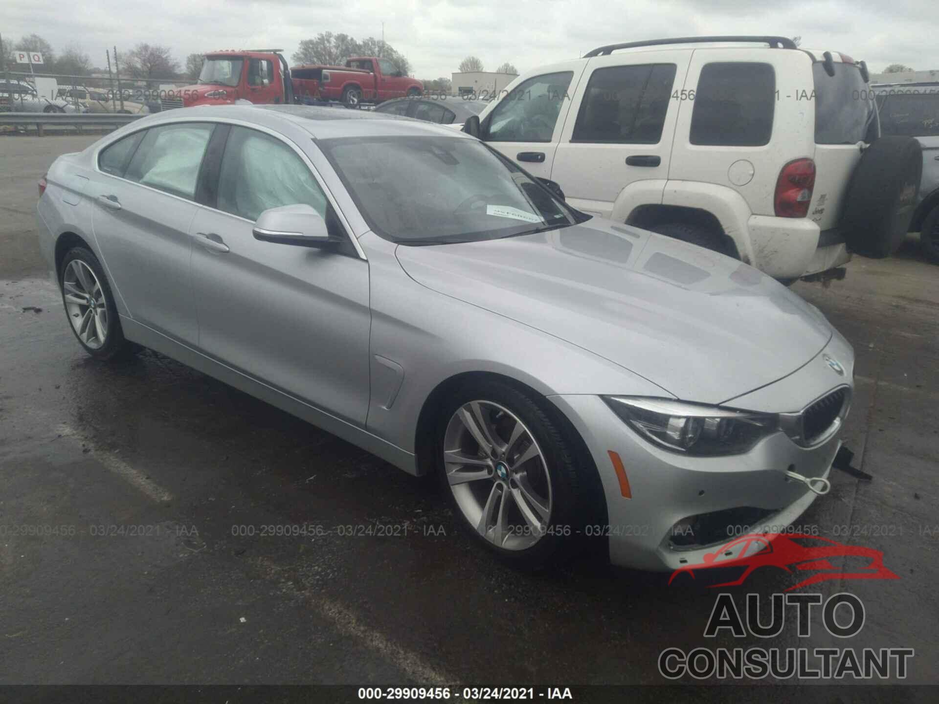 BMW 4 SERIES 2019 - WBA4J1C50KBM16498