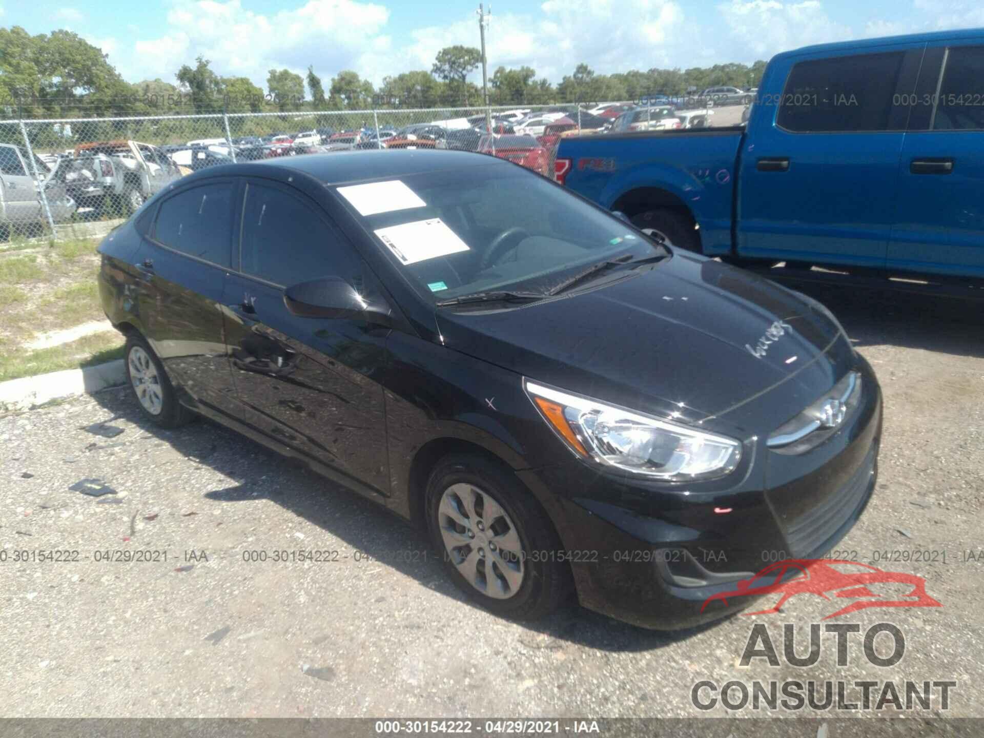 HYUNDAI ACCENT 2017 - KMHCT4AE7HU357309