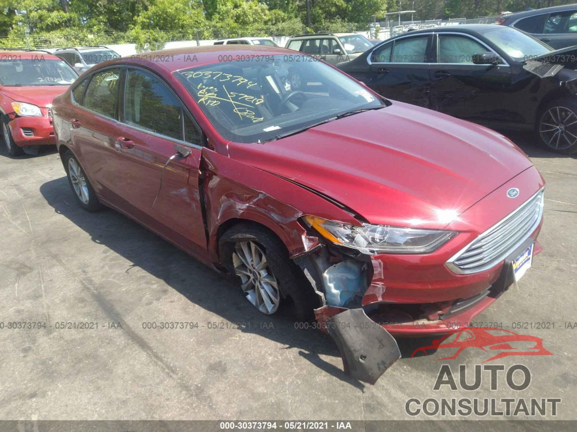 FORD FUSION 2017 - 3FA6P0H74HR204728