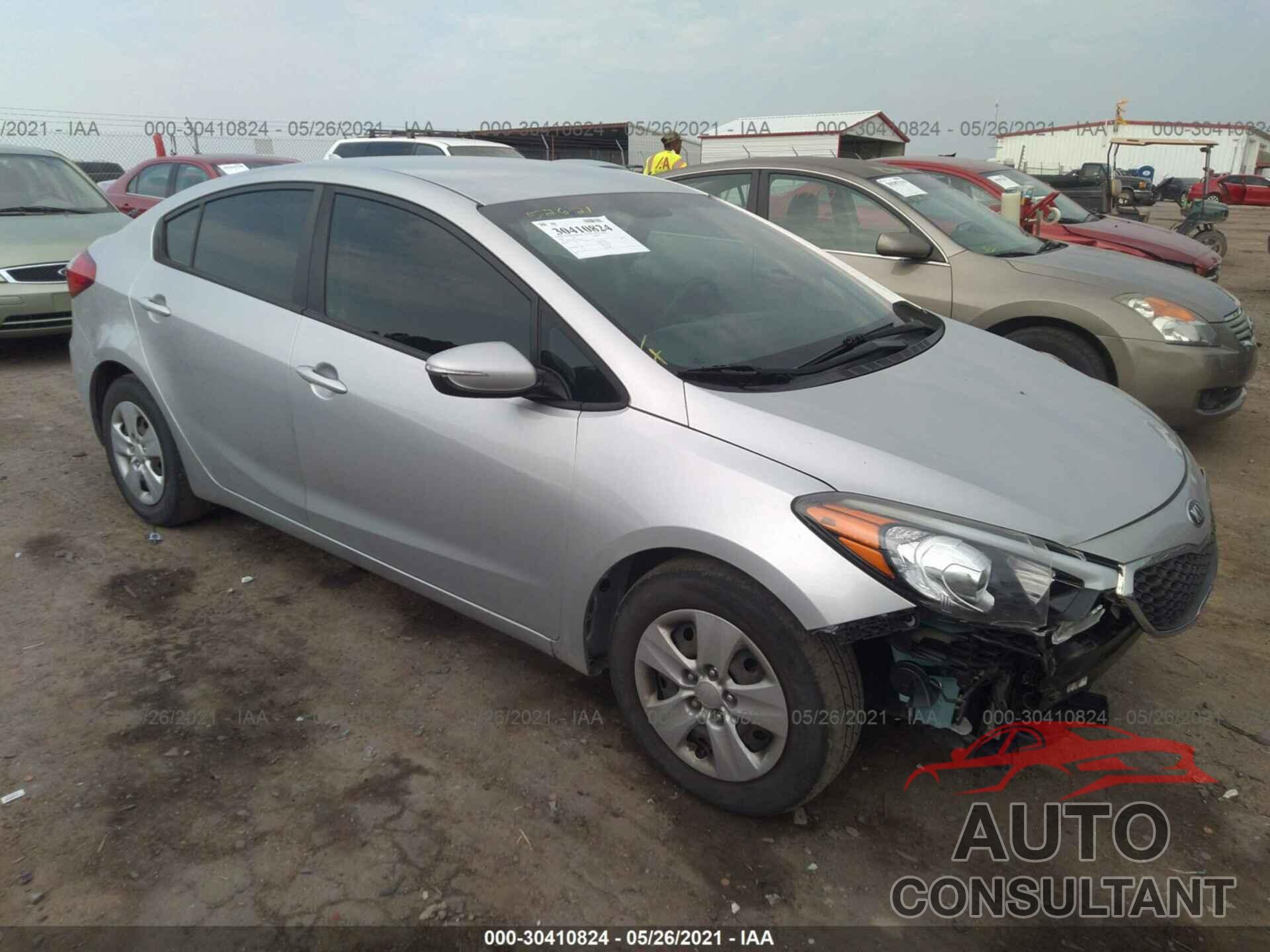 KIA FORTE 2016 - KNAFX4A66G5534078