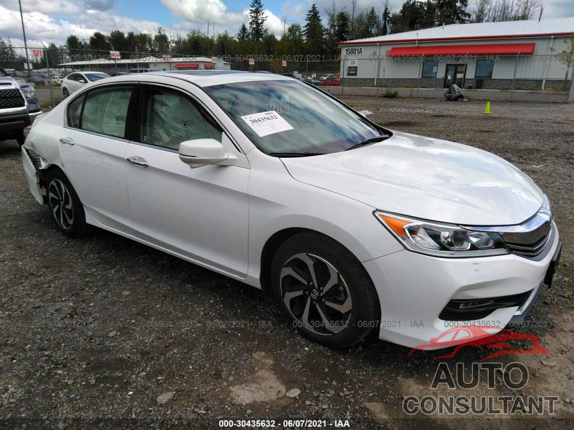 HONDA ACCORD SEDAN 2016 - 1HGCR2F86GA177511