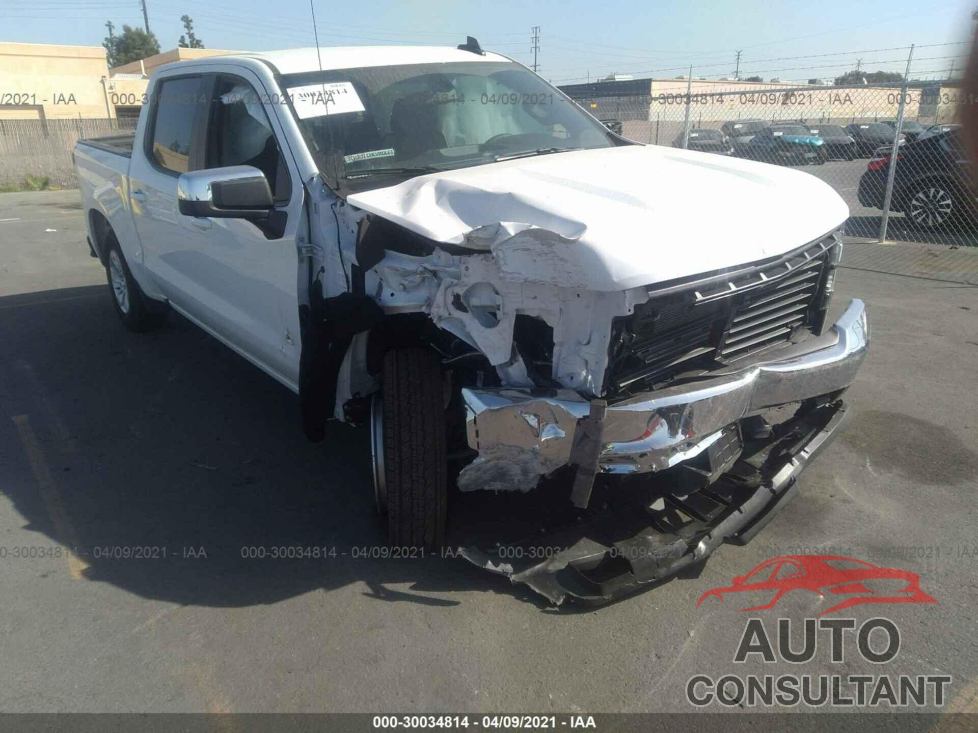 CHEVROLET SILVERADO 1500 2021 - 1GCPWCEK4MZ184112