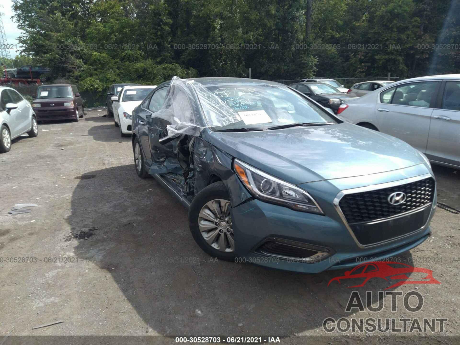 HYUNDAI SONATA HYBRID 2016 - KMHE24L10GA041000