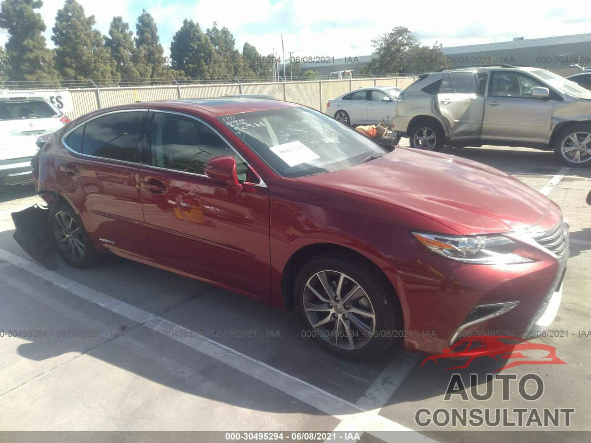 LEXUS ES 300H 2016 - JTHBW1GG7G2109522