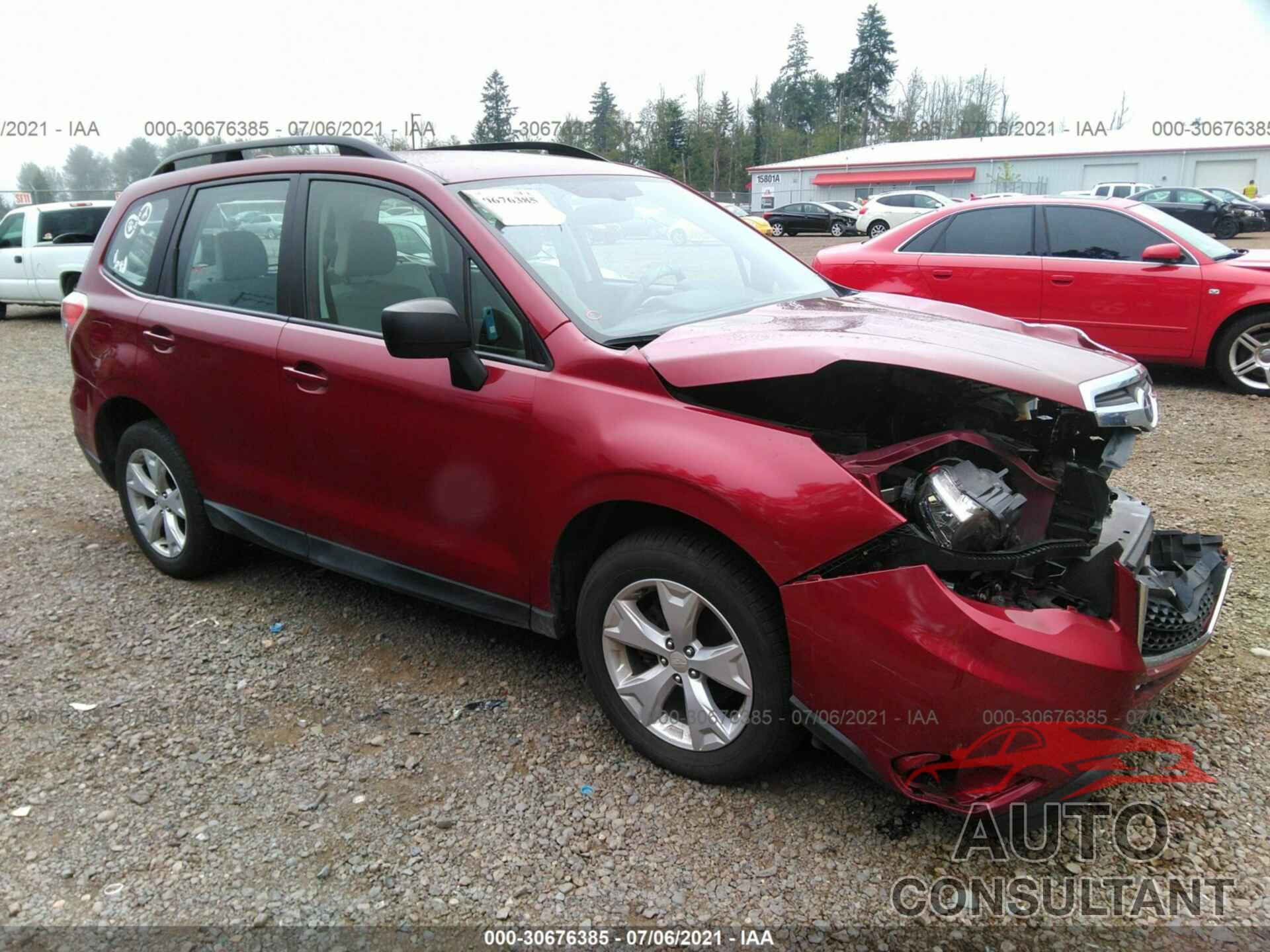 SUBARU FORESTER 2016 - JF2SJABC6GH413511