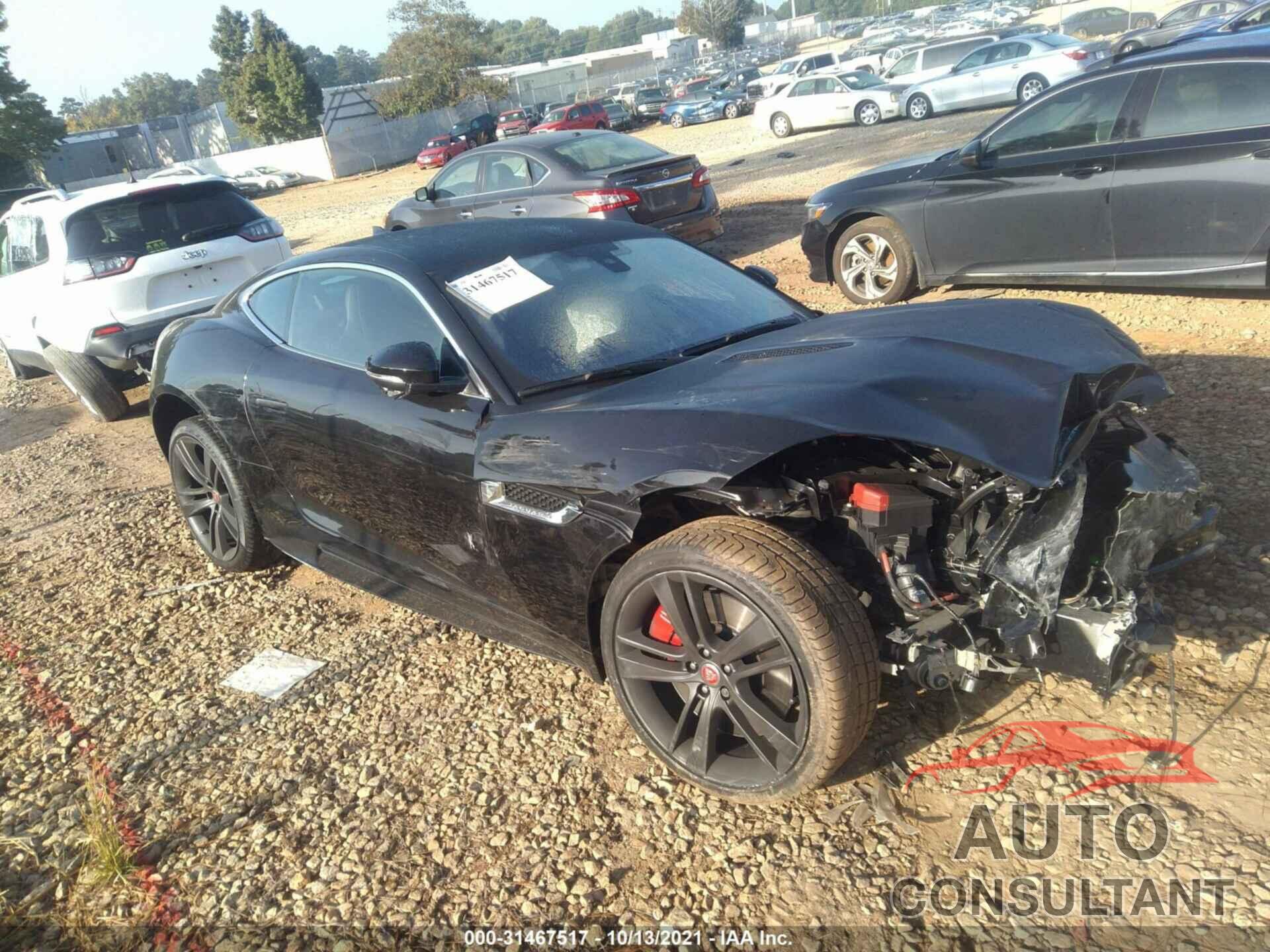 JAGUAR F-TYPE 2017 - SAJWA6BU0H8K36334