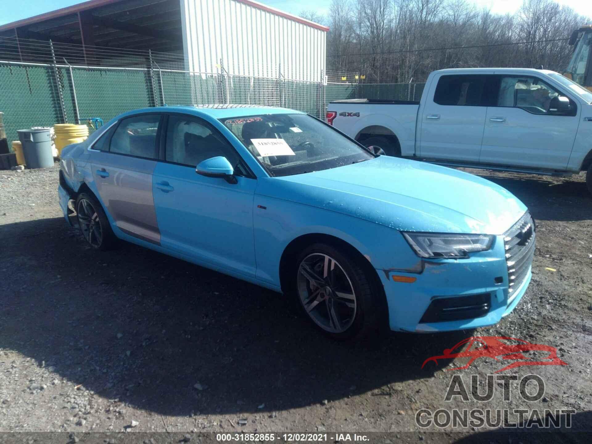 AUDI A4 2017 - WAULNAF48HN026422