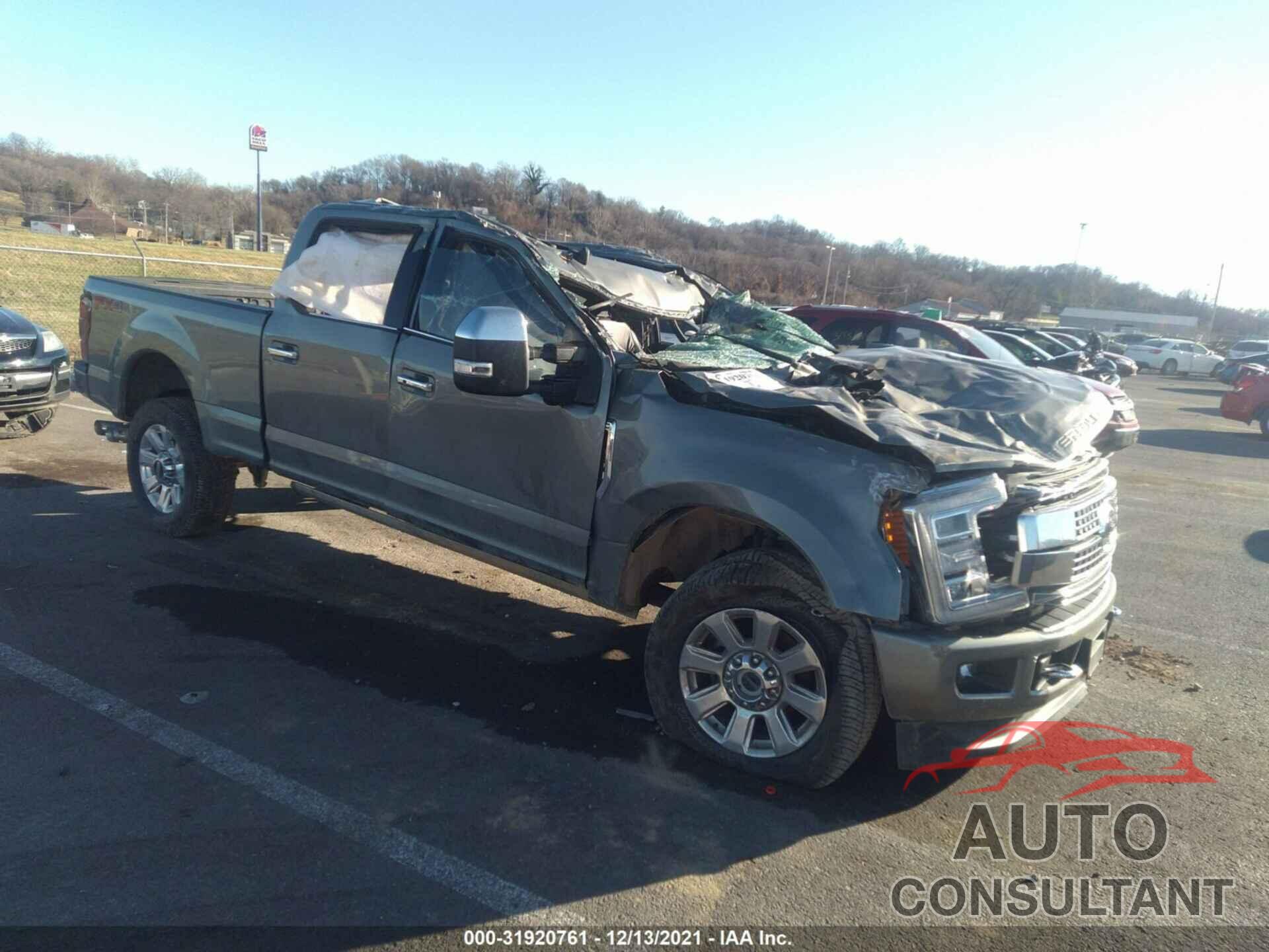 FORD SUPER DUTY F-250 SRW 2019 - 1FT7W2BT7KEE73190