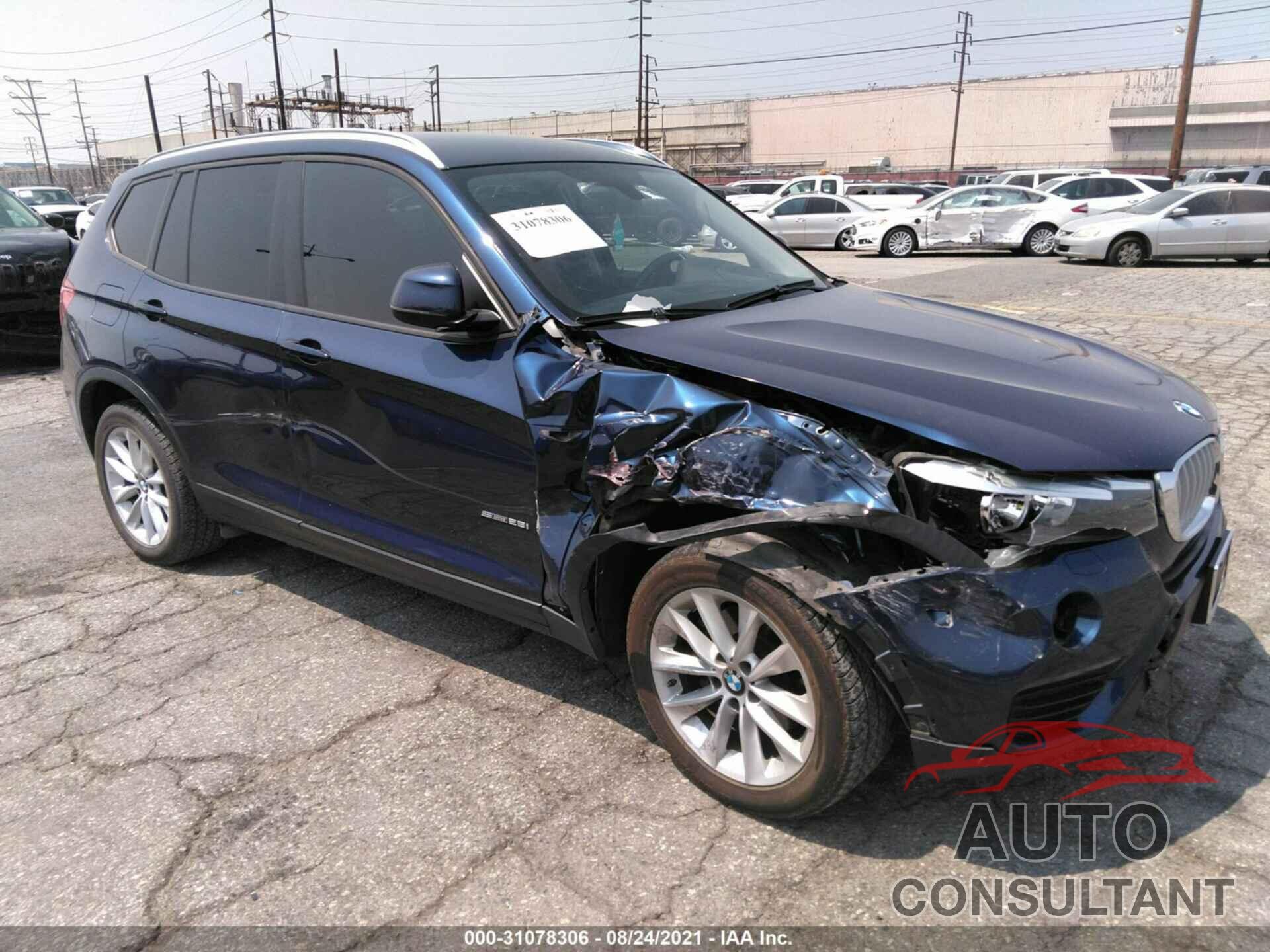 BMW X3 2017 - 5UXWZ7C51H0V85584