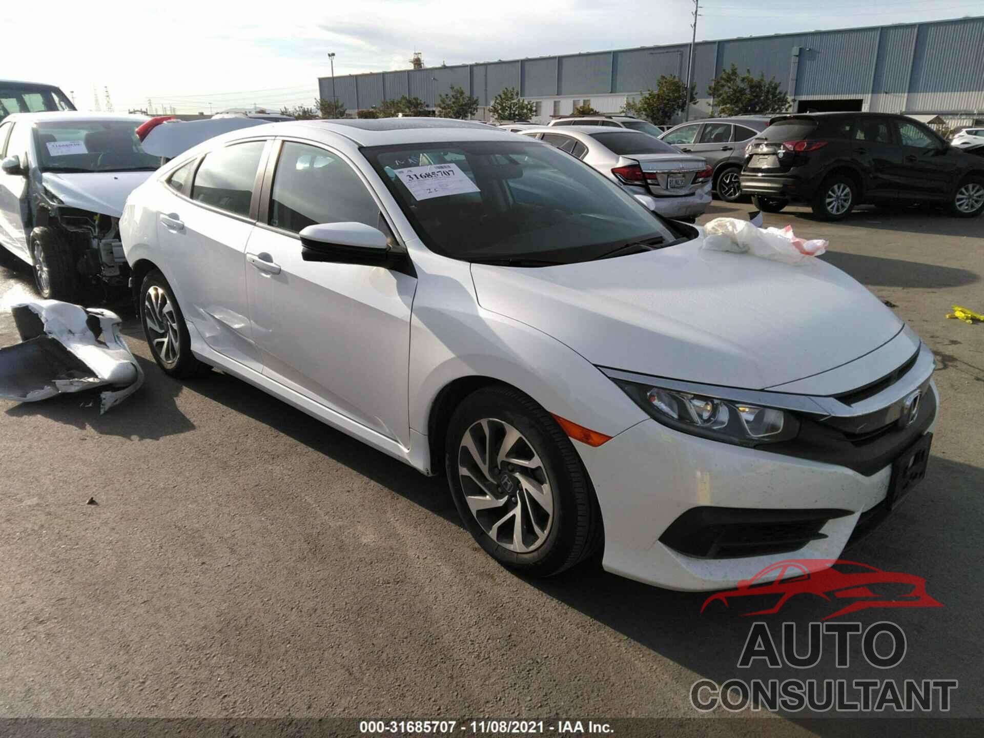 HONDA CIVIC SEDAN 2017 - 19XFC2F72HE231647