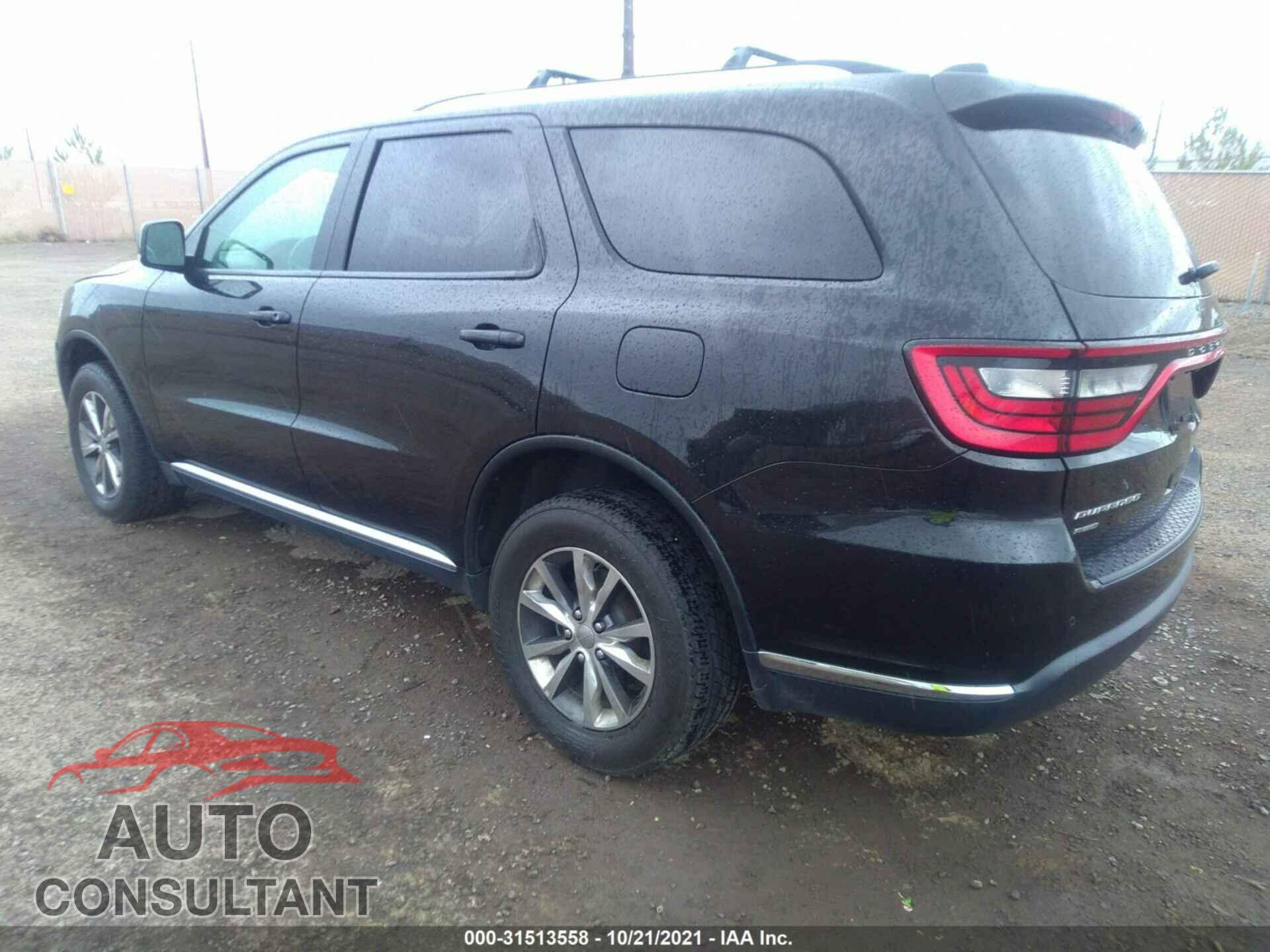 DODGE DURANGO 2016 - 1C4RDJDG6GC433324