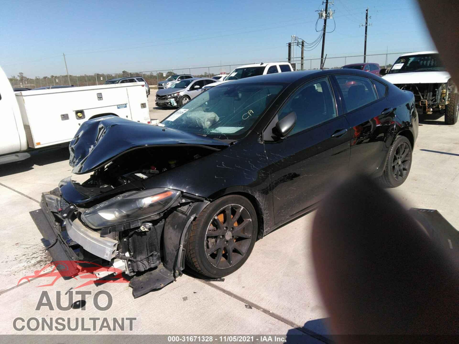 DODGE DART 2016 - 1C3CDFAA3GD625219