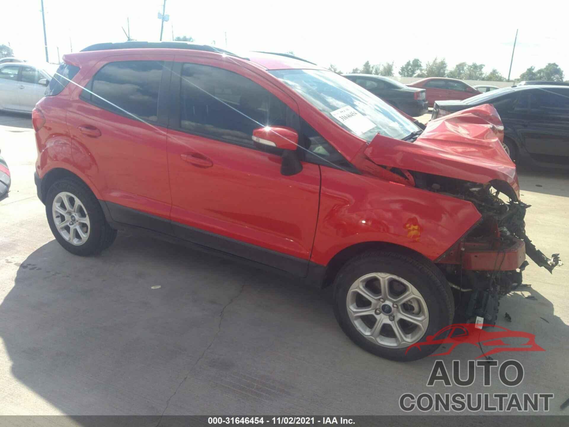 FORD ECOSPORT 2020 - MAJ3S2GE2LC336830