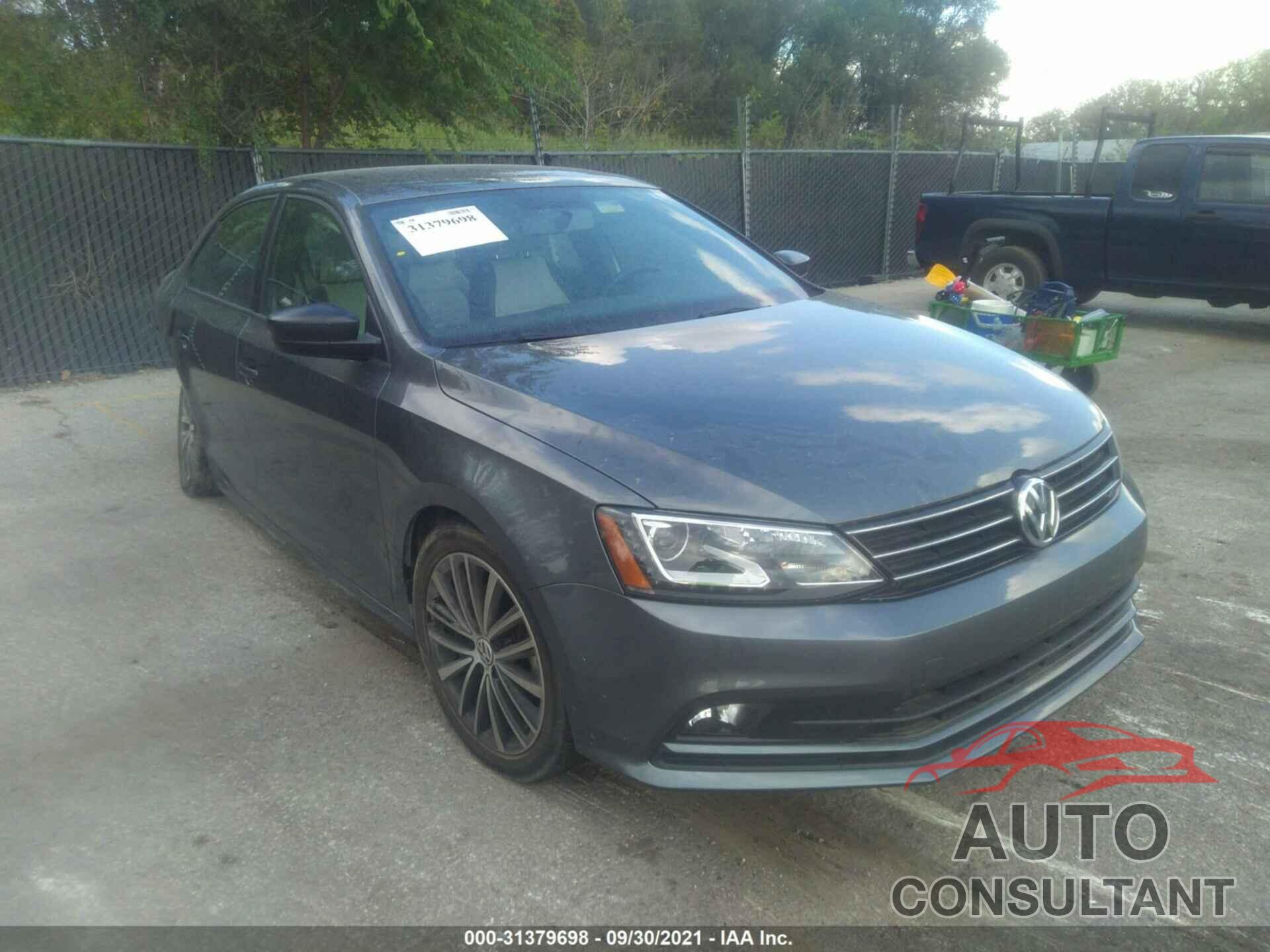 VOLKSWAGEN JETTA SEDAN 2016 - 3VWD17AJ9GM302728