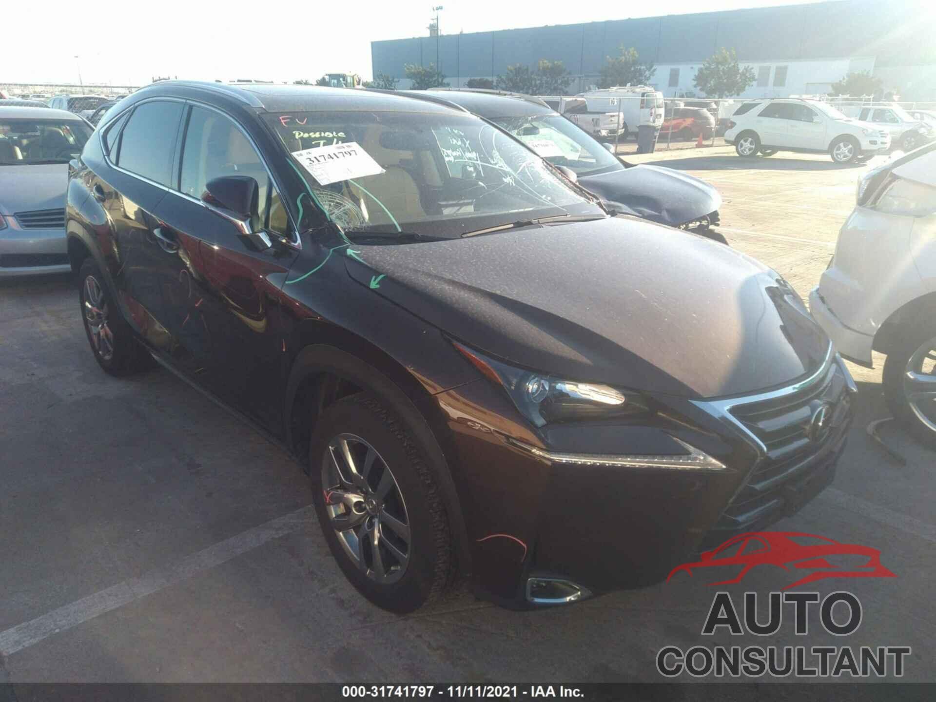 LEXUS NX 200T 2016 - JTJBARBZ7G2089387