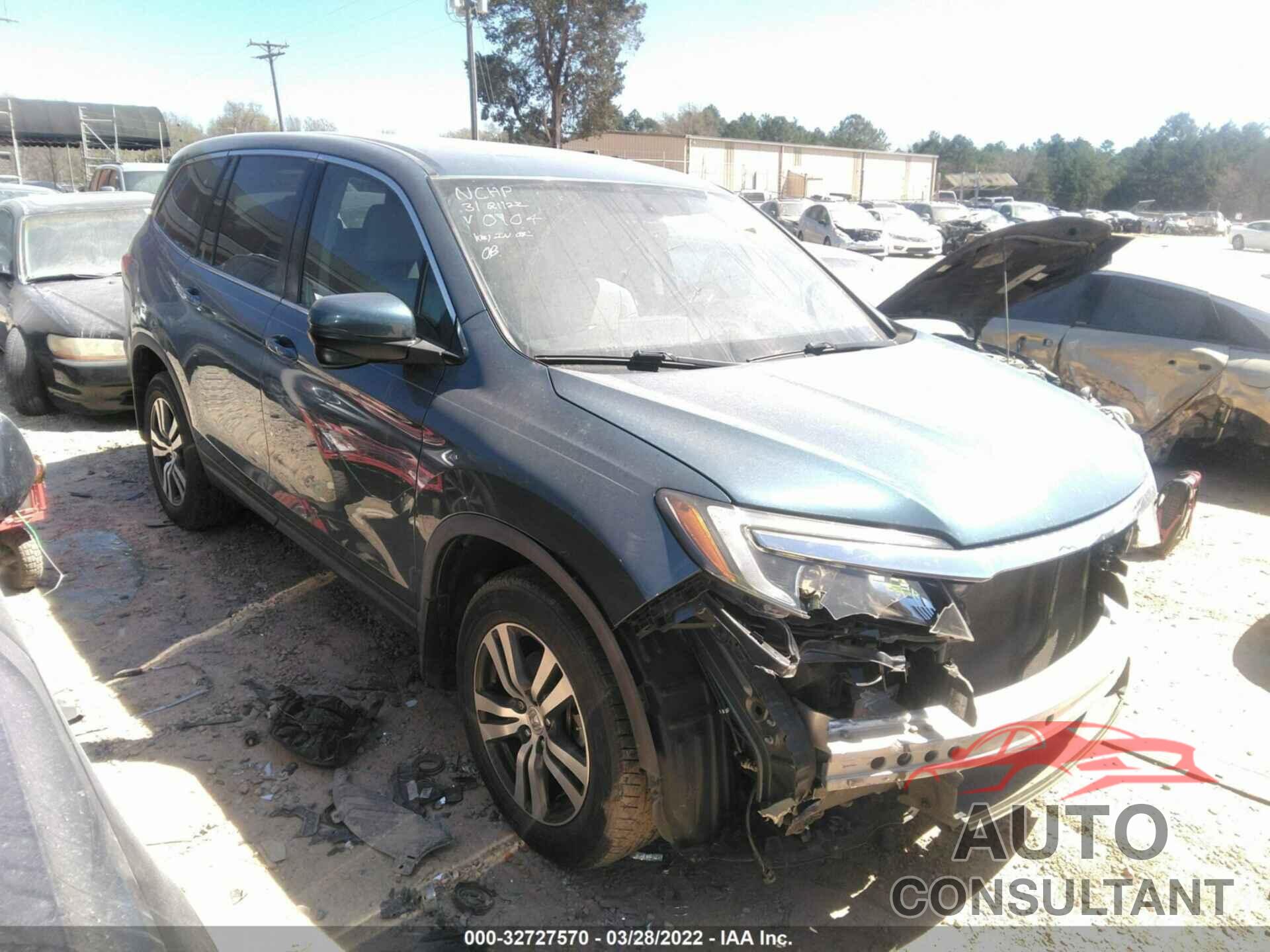 HONDA PILOT 2016 - 5FNYF6H89GB110104