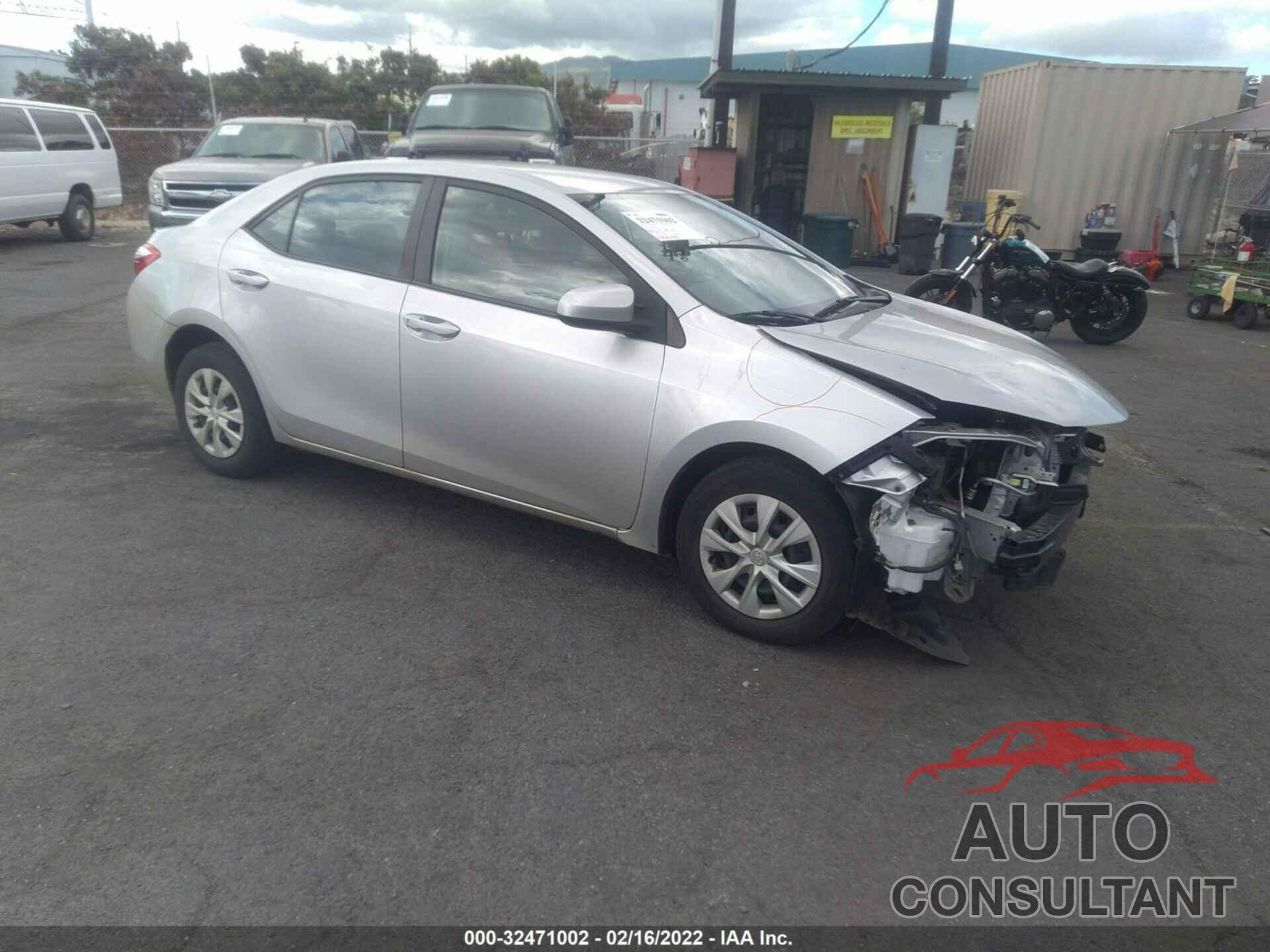 TOYOTA COROLLA 2016 - 2T1BURHE6GC521029