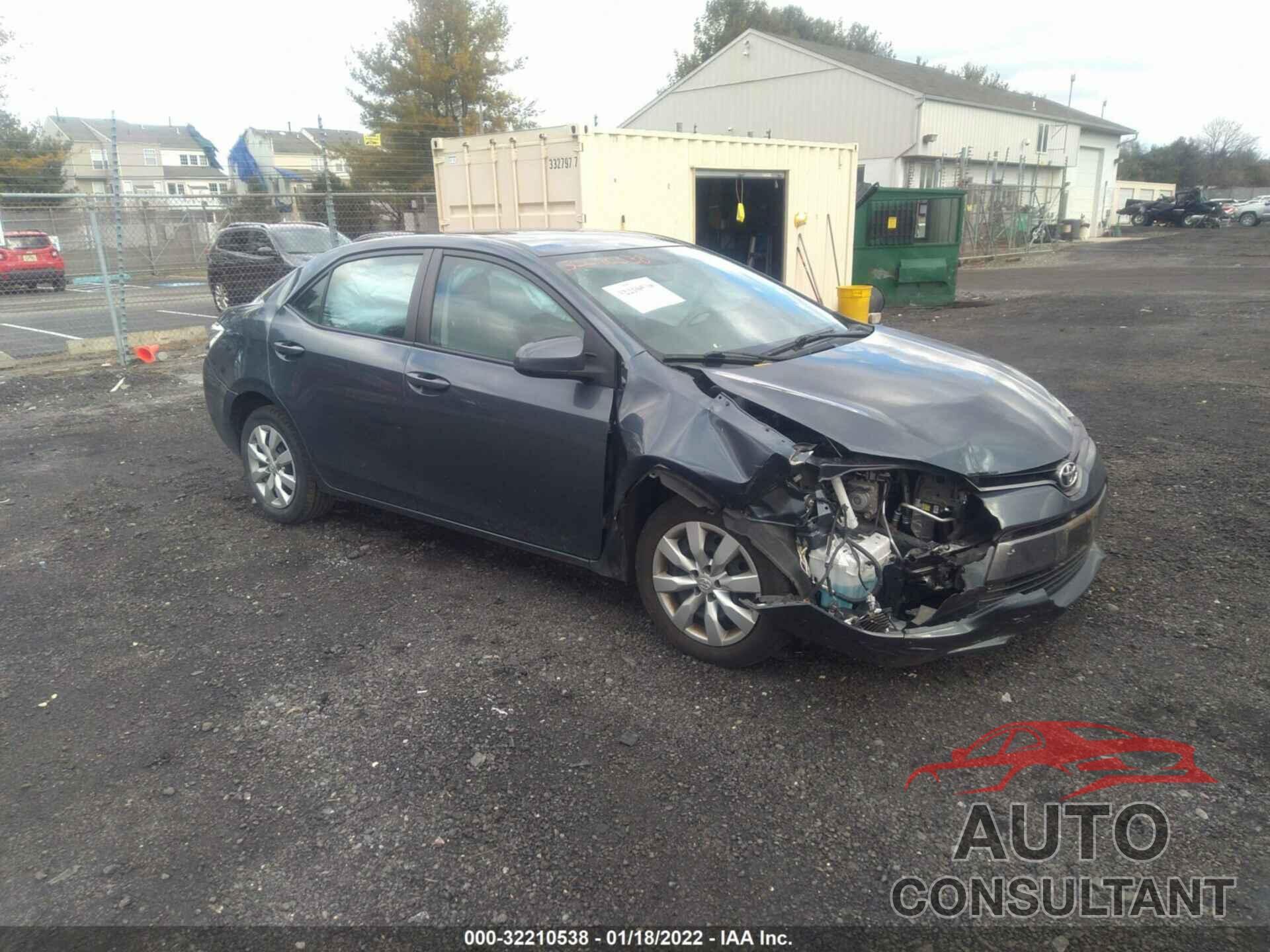 TOYOTA COROLLA 2016 - 2T1BURHE0GC597944