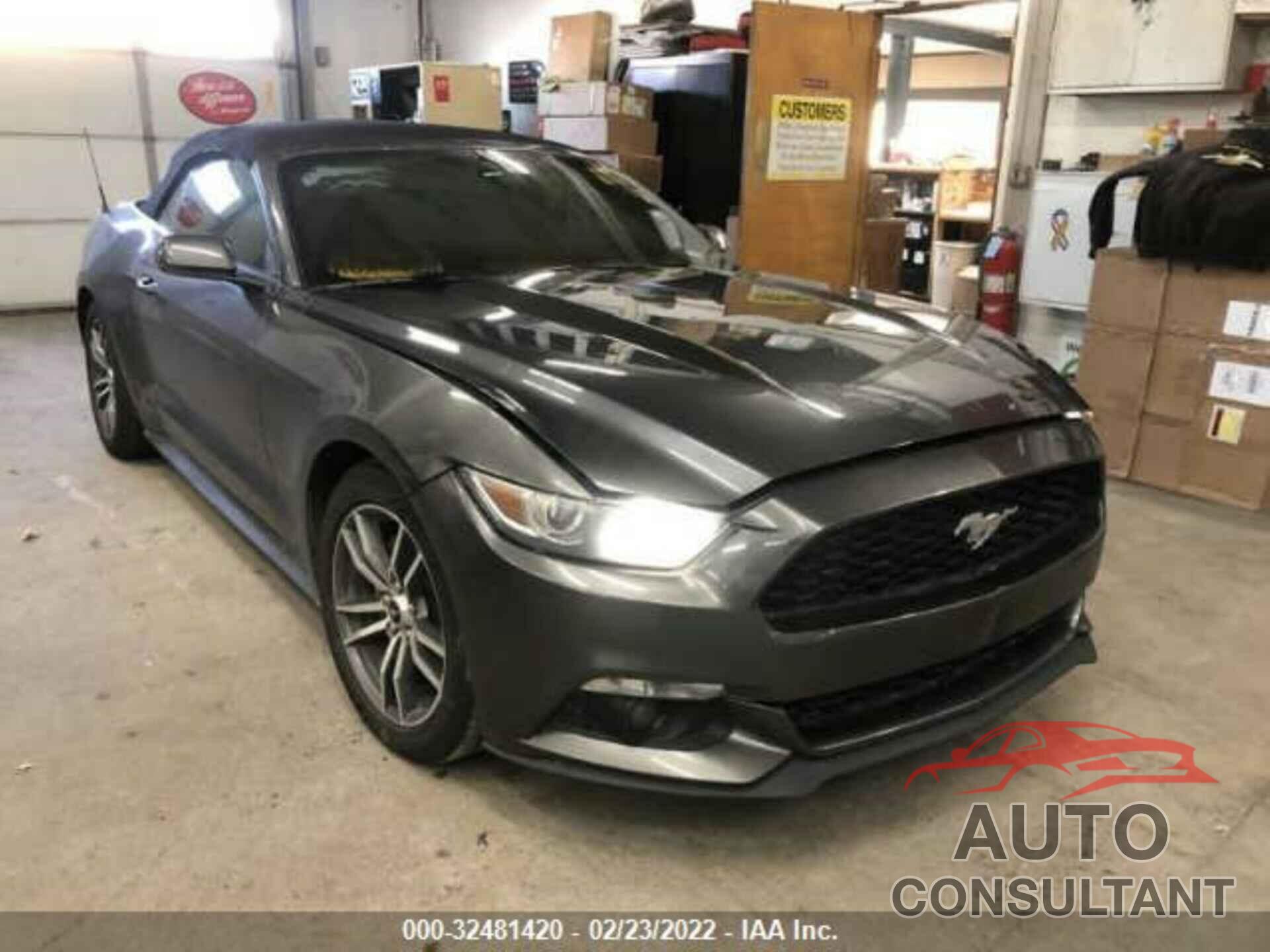 FORD MUSTANG 2016 - 1FATP8UH2G5305185
