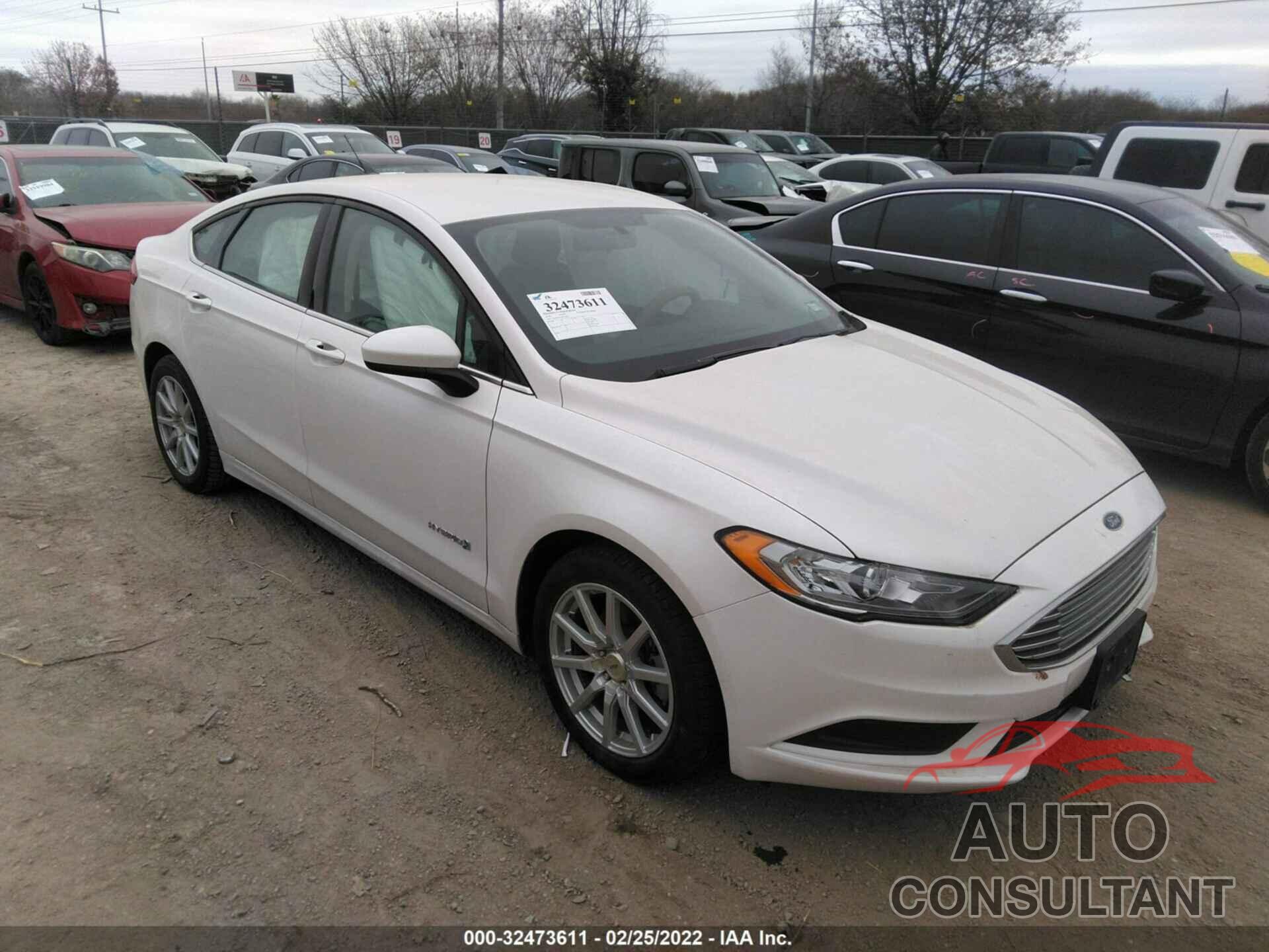 FORD FUSION HYBRID 2018 - 3FA6P0LU0JR118092