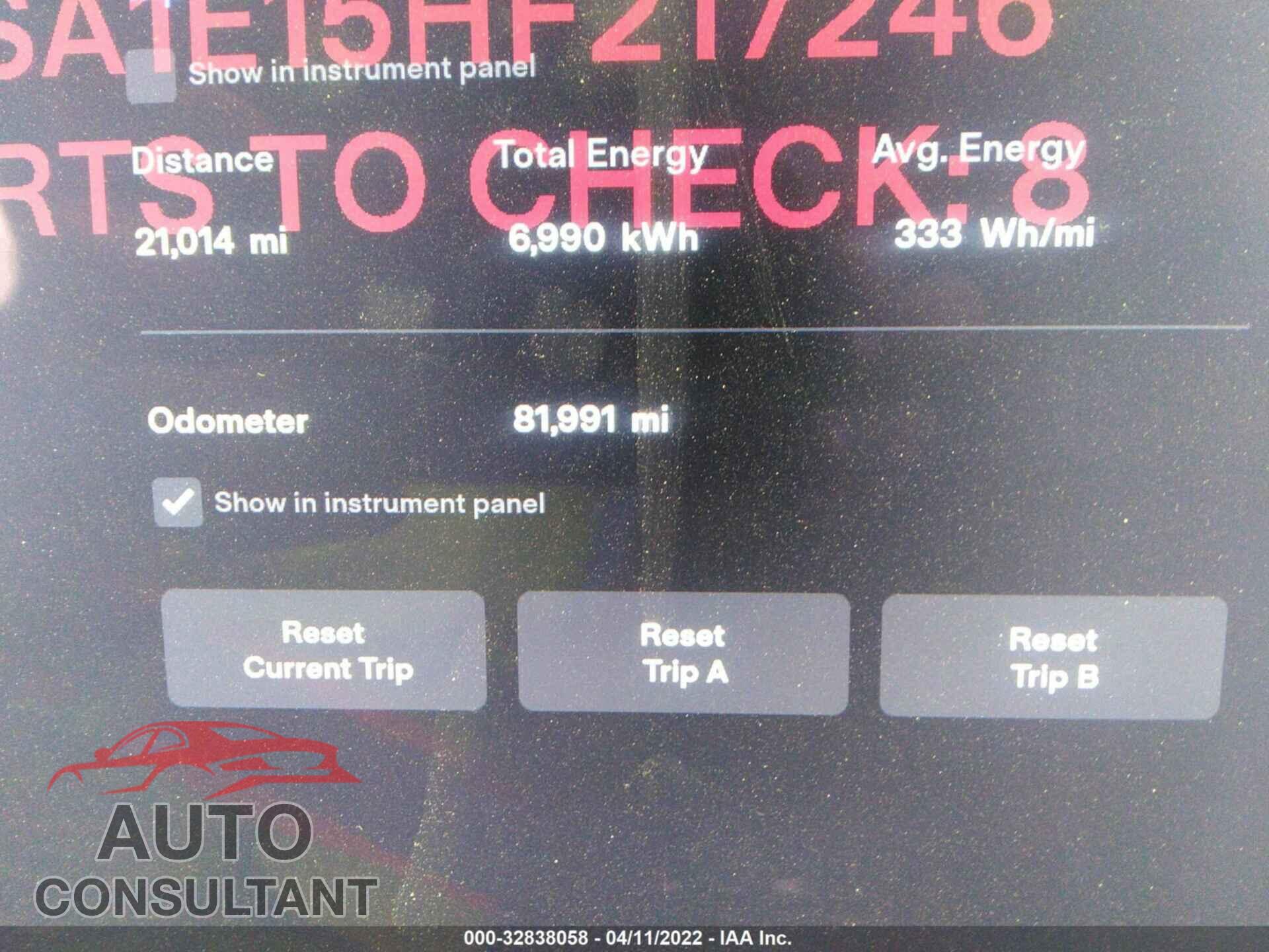 TESLA MODEL S 2017 - 5YJSA1E15HF217246