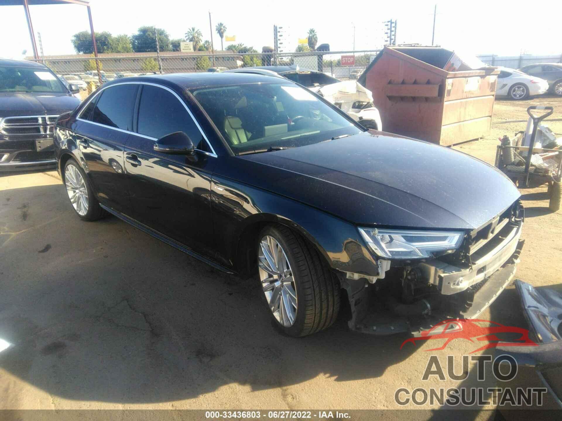 AUDI A4 2017 - WAUENAF41HN071629