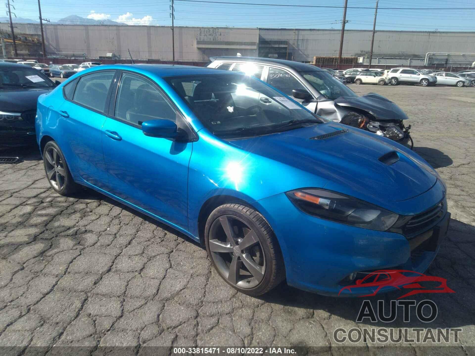 DODGE DART 2016 - 1C3CDFEB4GD643750