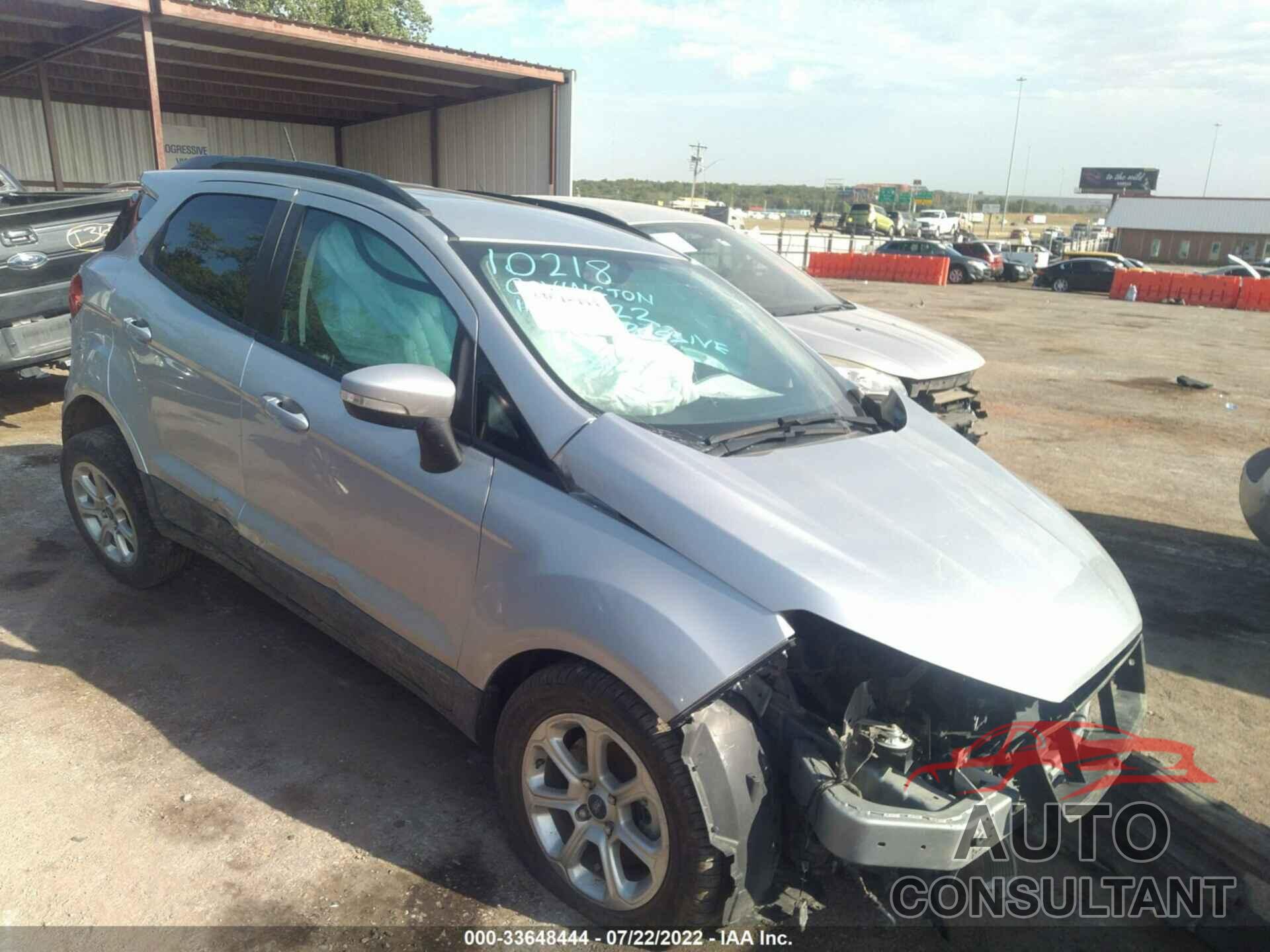 FORD ECOSPORT 2020 - MAJ3S2GE9LC333861