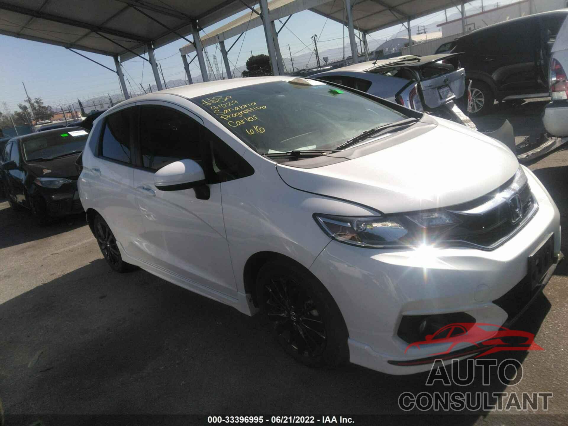 HONDA FIT 2018 - 3HGGK5H65JM703575