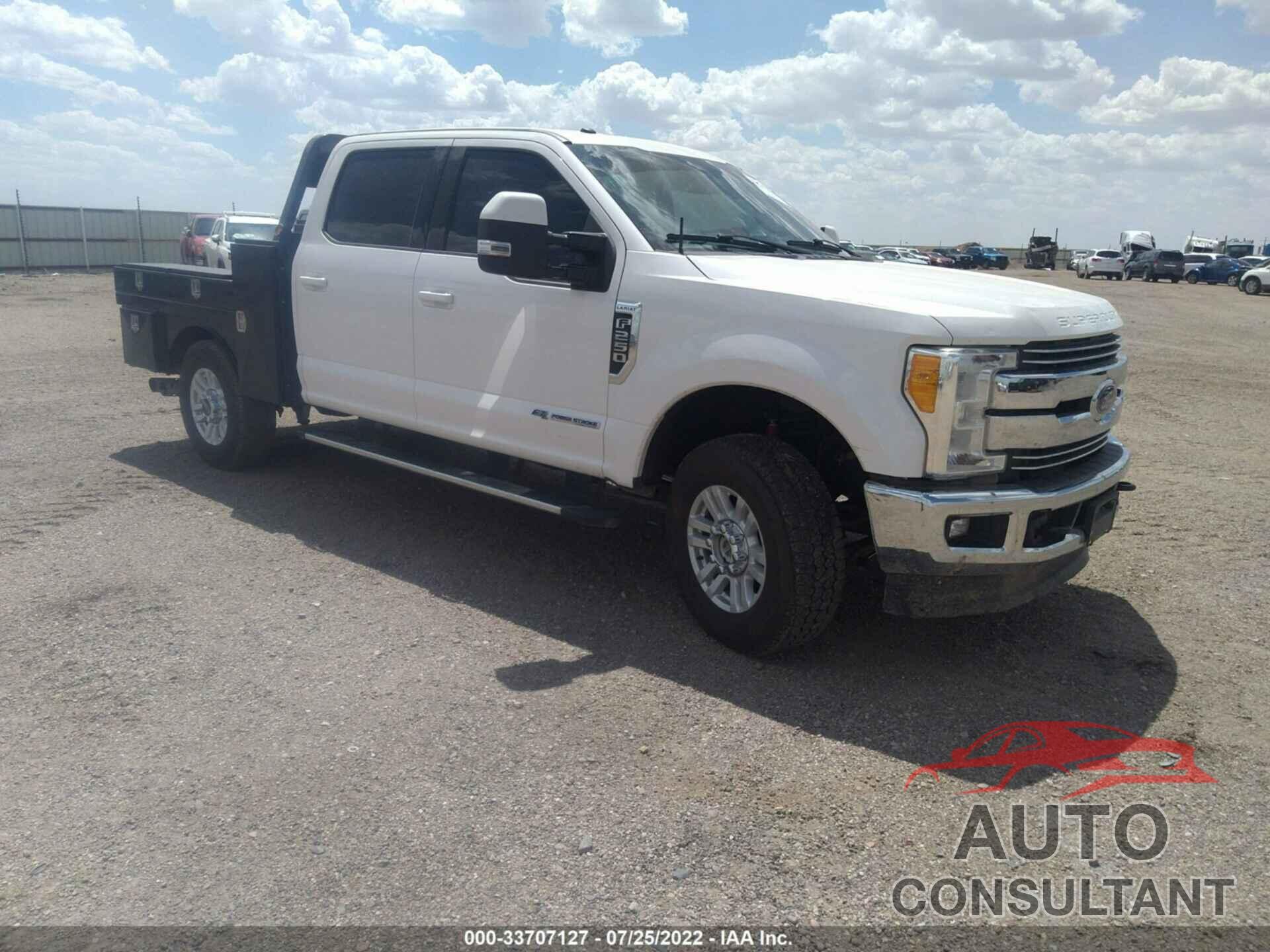 FORD SUPER DUTY F-250 SRW 2017 - 1FT7W2BT5HED34703