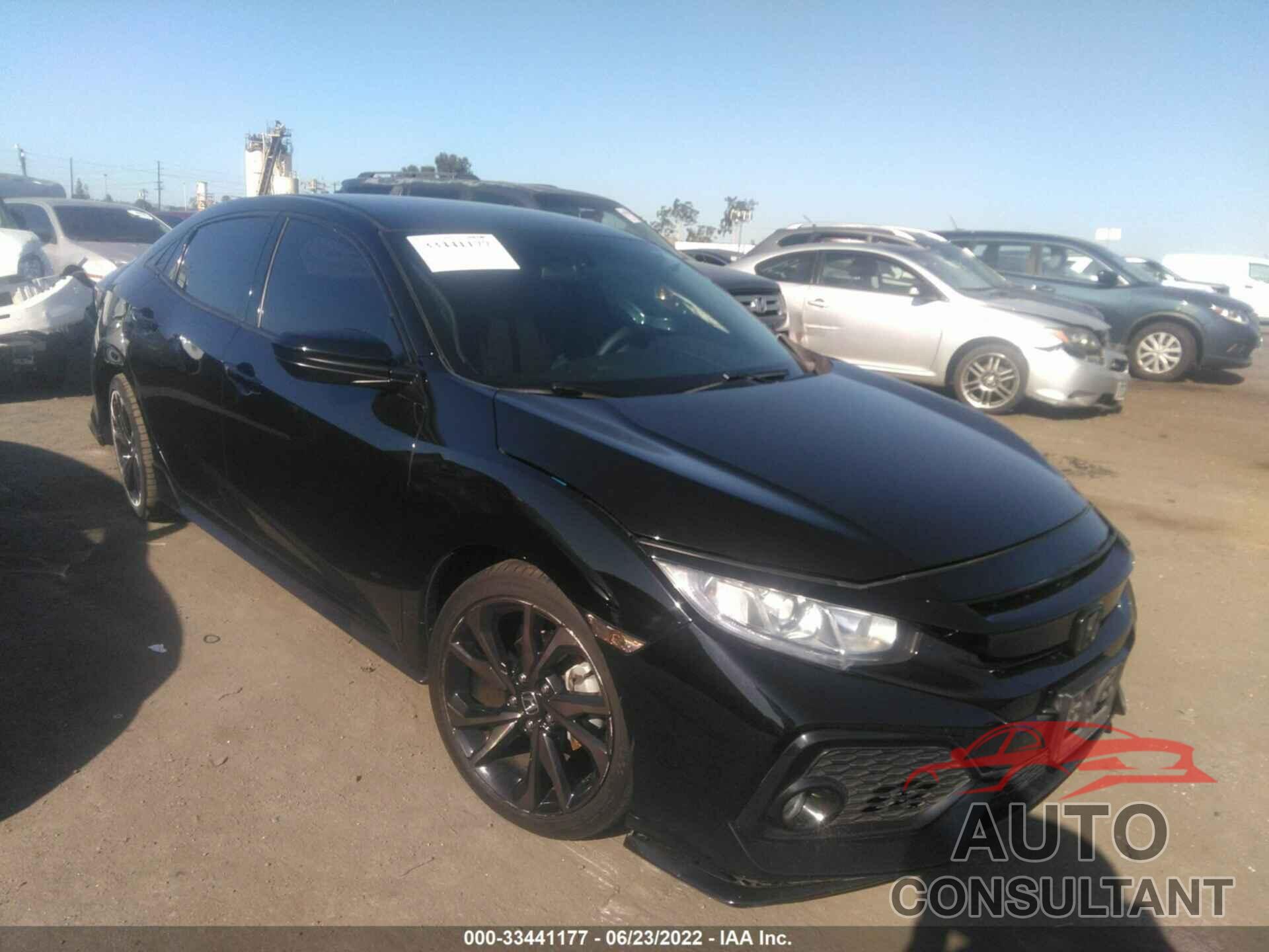 HONDA CIVIC HATCHBACK 2018 - SHHFK7H48JU409644