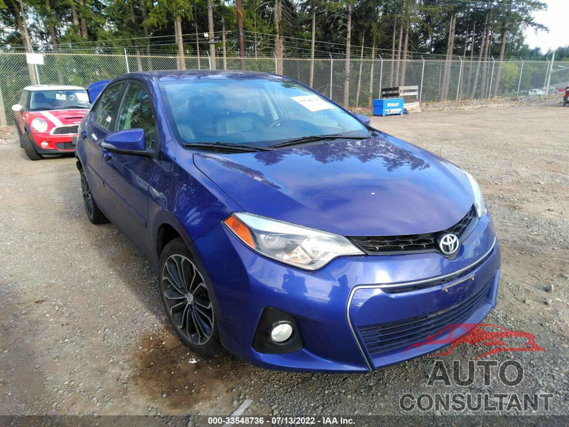 TOYOTA COROLLA 2016 - 2T1BURHE7GC618823