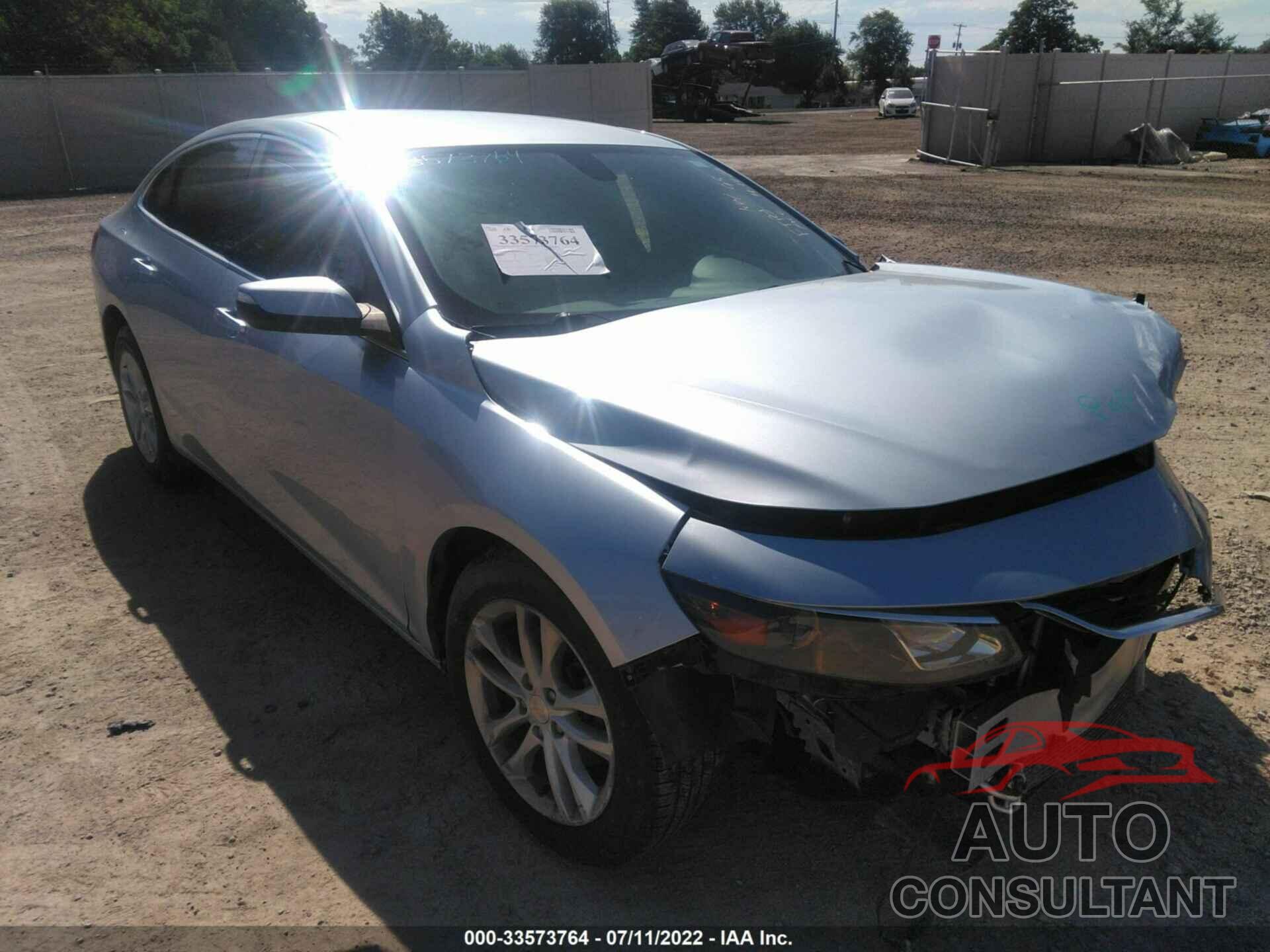CHEVROLET MALIBU 2017 - 1G1ZE5ST7HF177949