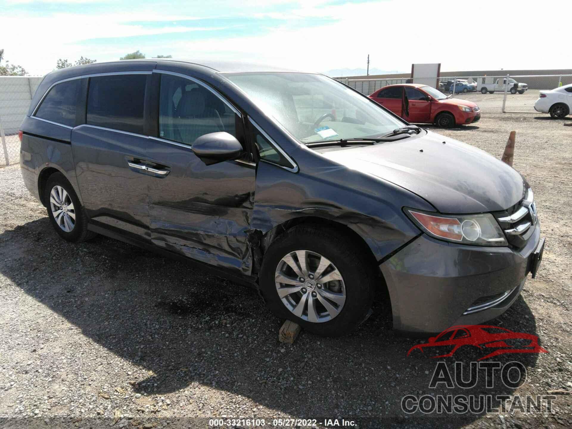 HONDA ODYSSEY 2016 - 5FNRL5H39GB078217