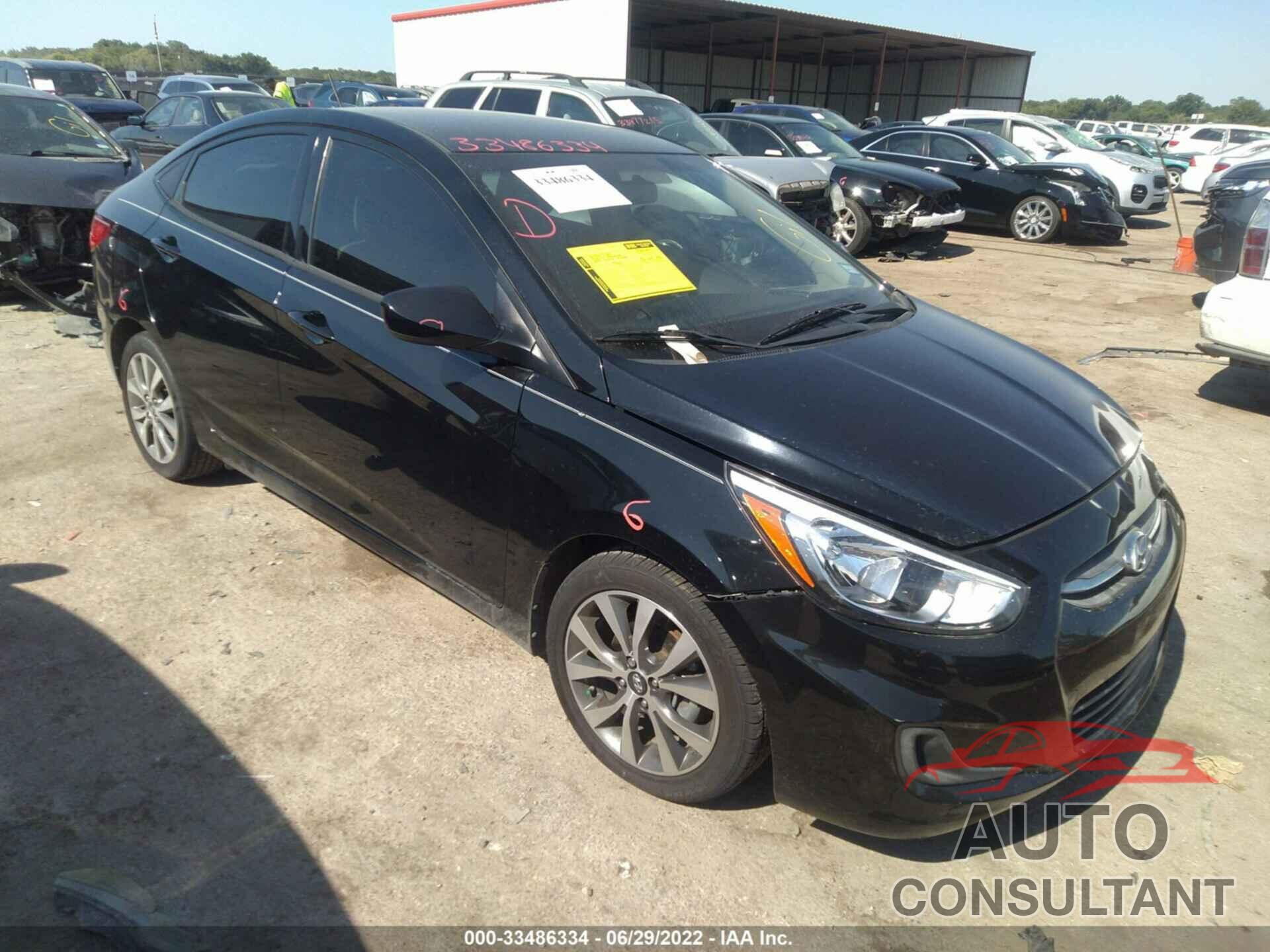 HYUNDAI ACCENT 2017 - KMHCT4AE8HU353401