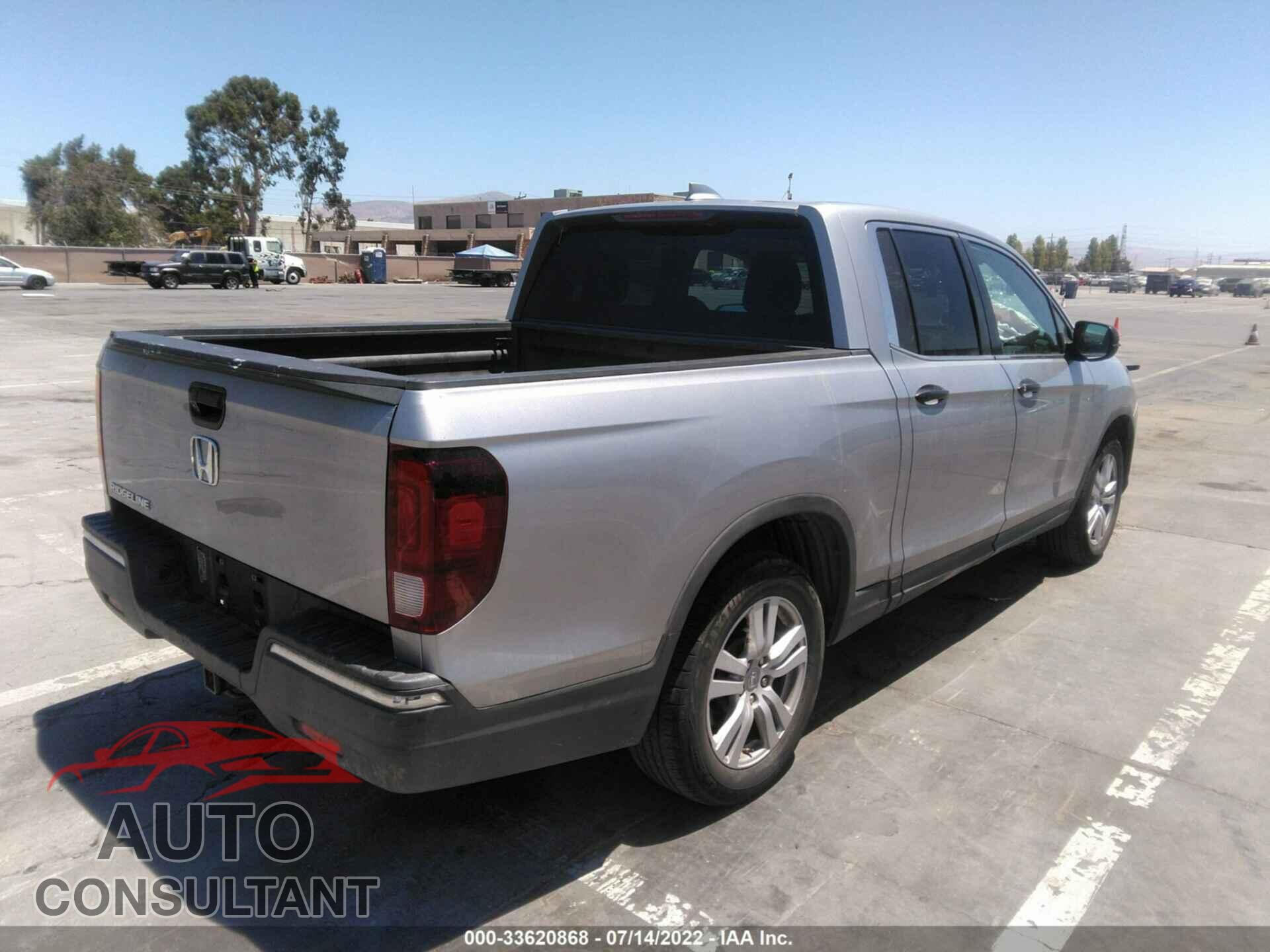 HONDA RIDGELINE 2017 - 5FPYK2F21HB002684
