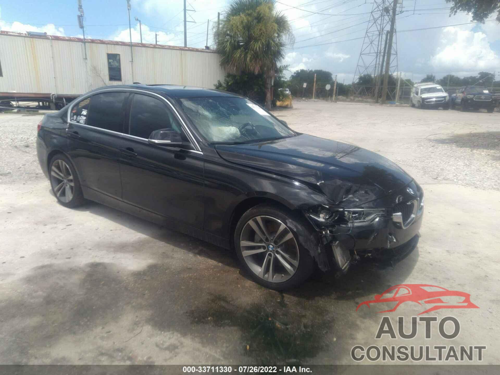 BMW 3 SERIES 2016 - WBA8B7G52GNT95185