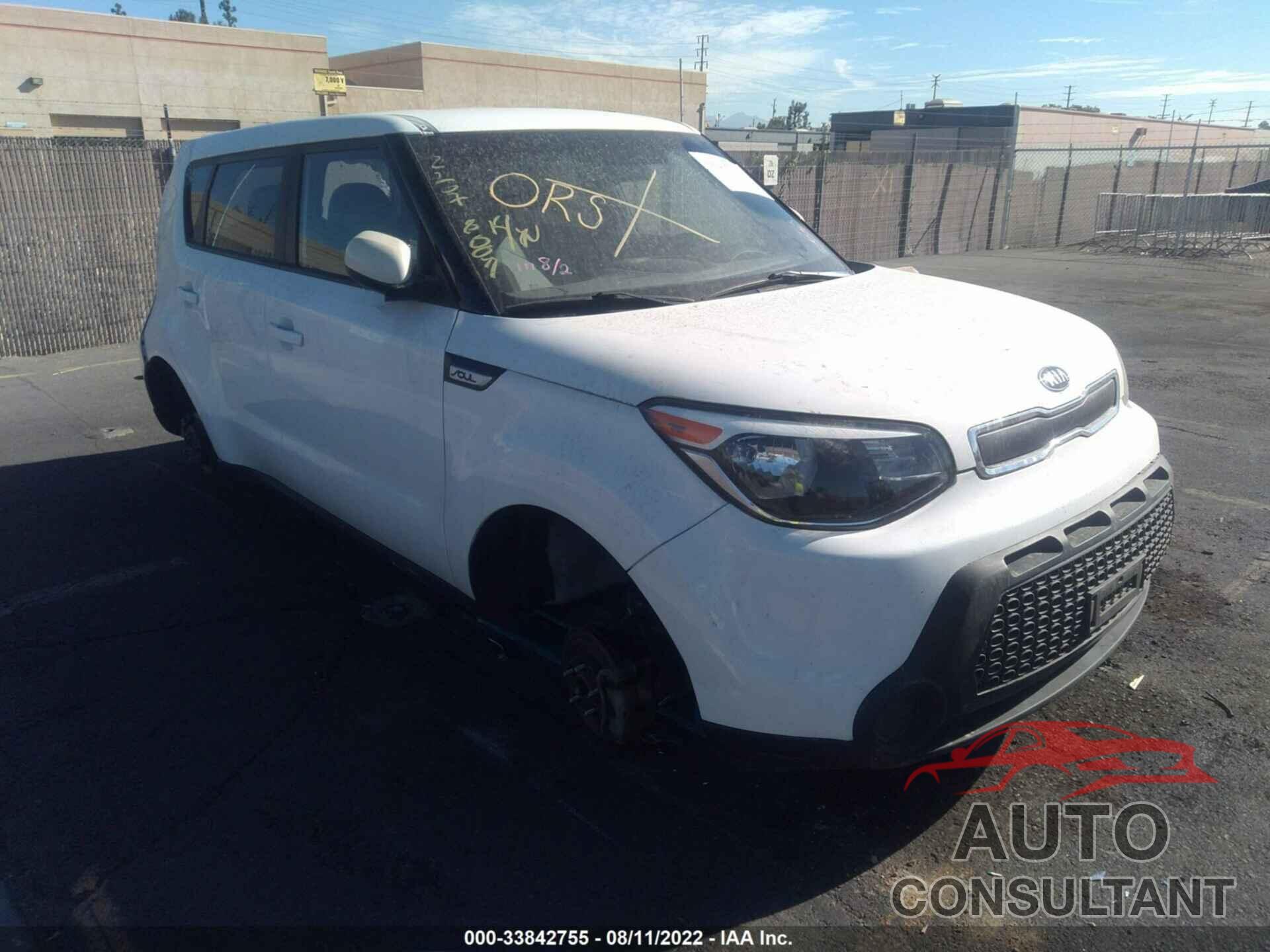 KIA SOUL 2016 - KNDJN2A27G7387567