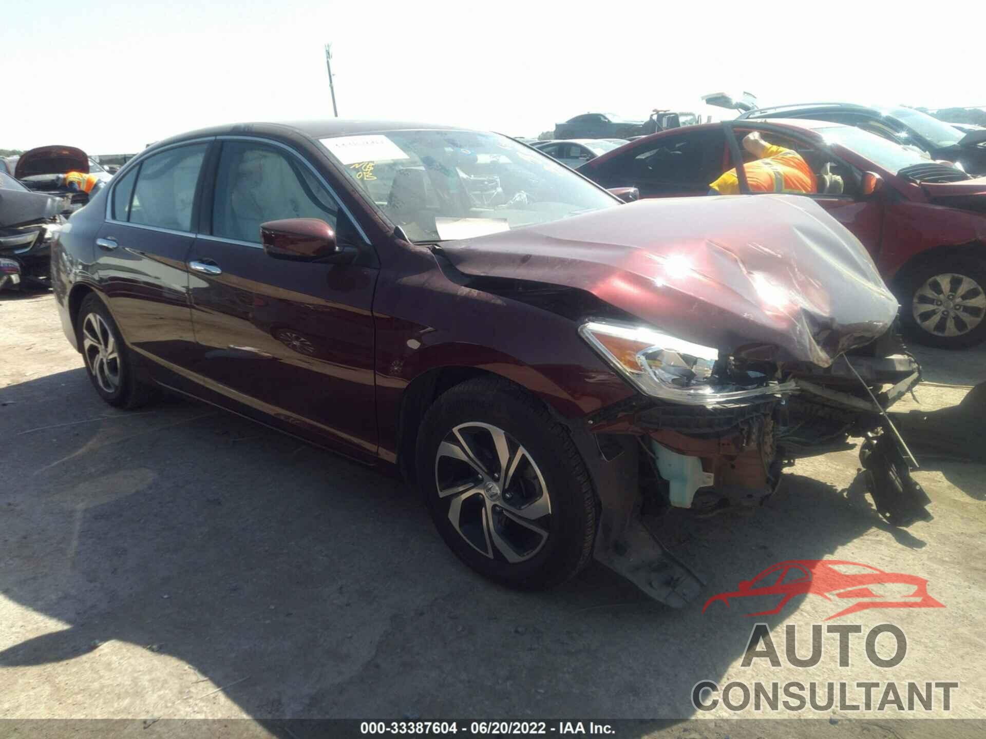 HONDA ACCORD SEDAN 2016 - 1HGCR2F3XGA203189