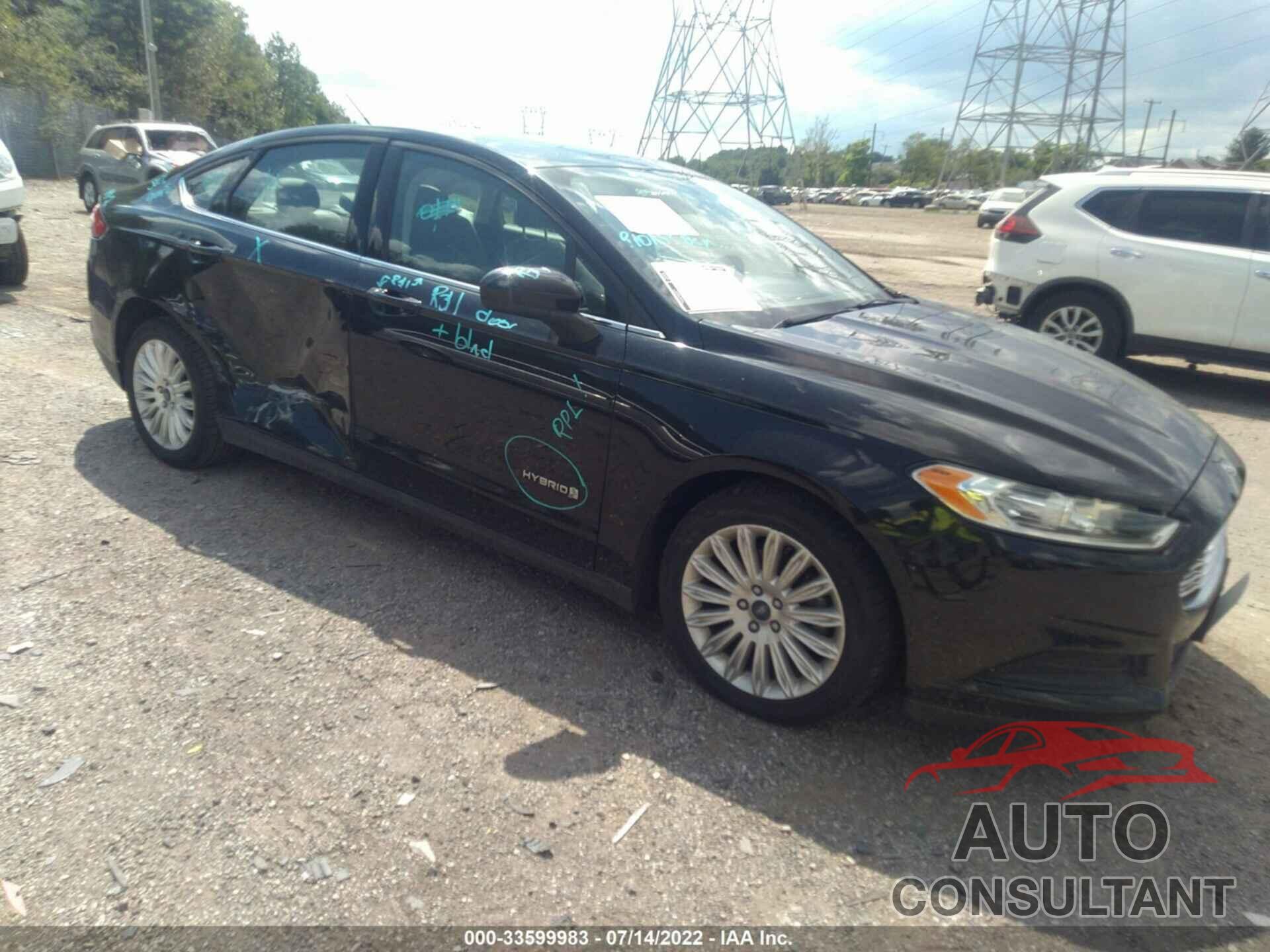 FORD FUSION 2016 - 3FA6P0UU5GR264575