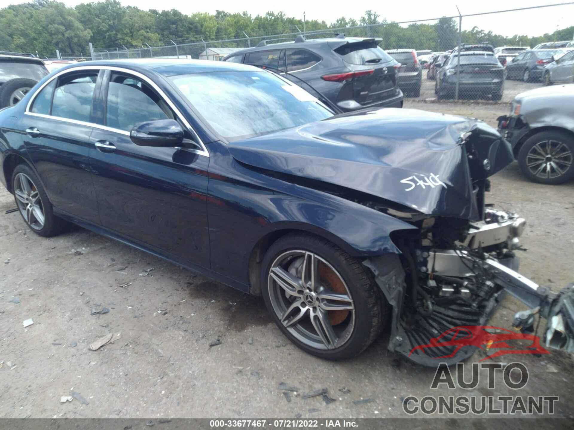 MERCEDES-BENZ E-CLASS 2019 - WDDZF4JB5KA677738