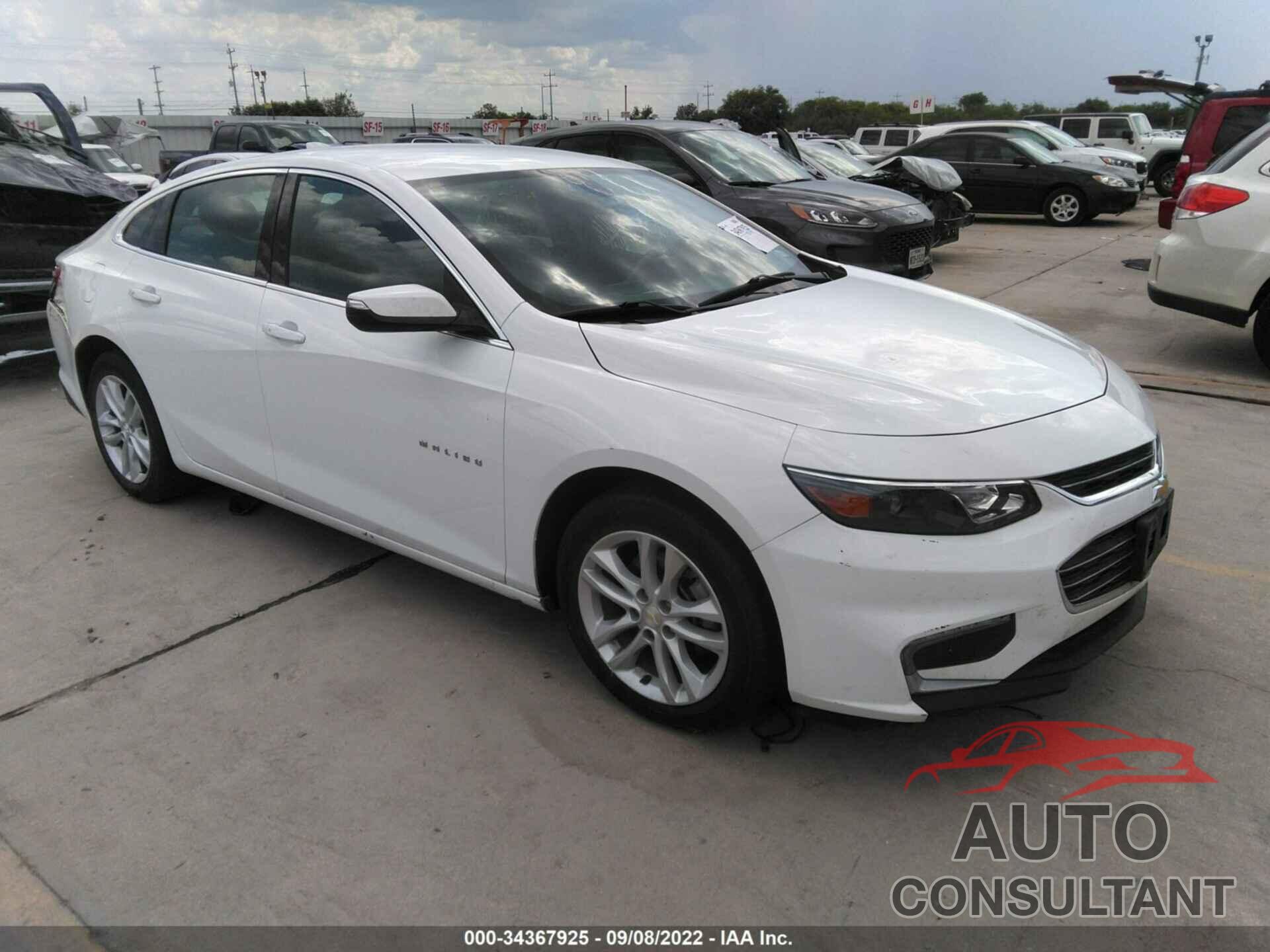 CHEVROLET MALIBU 2016 - 1G1ZE5ST5GF234793