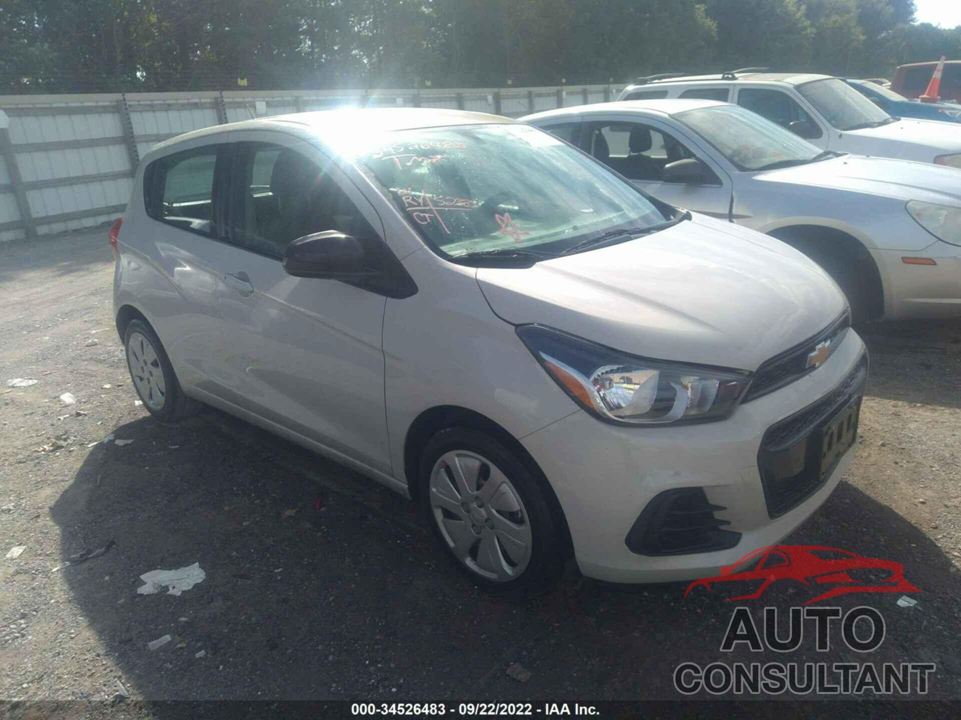 CHEVROLET SPARK 2017 - KL8CB6SA2HC759283