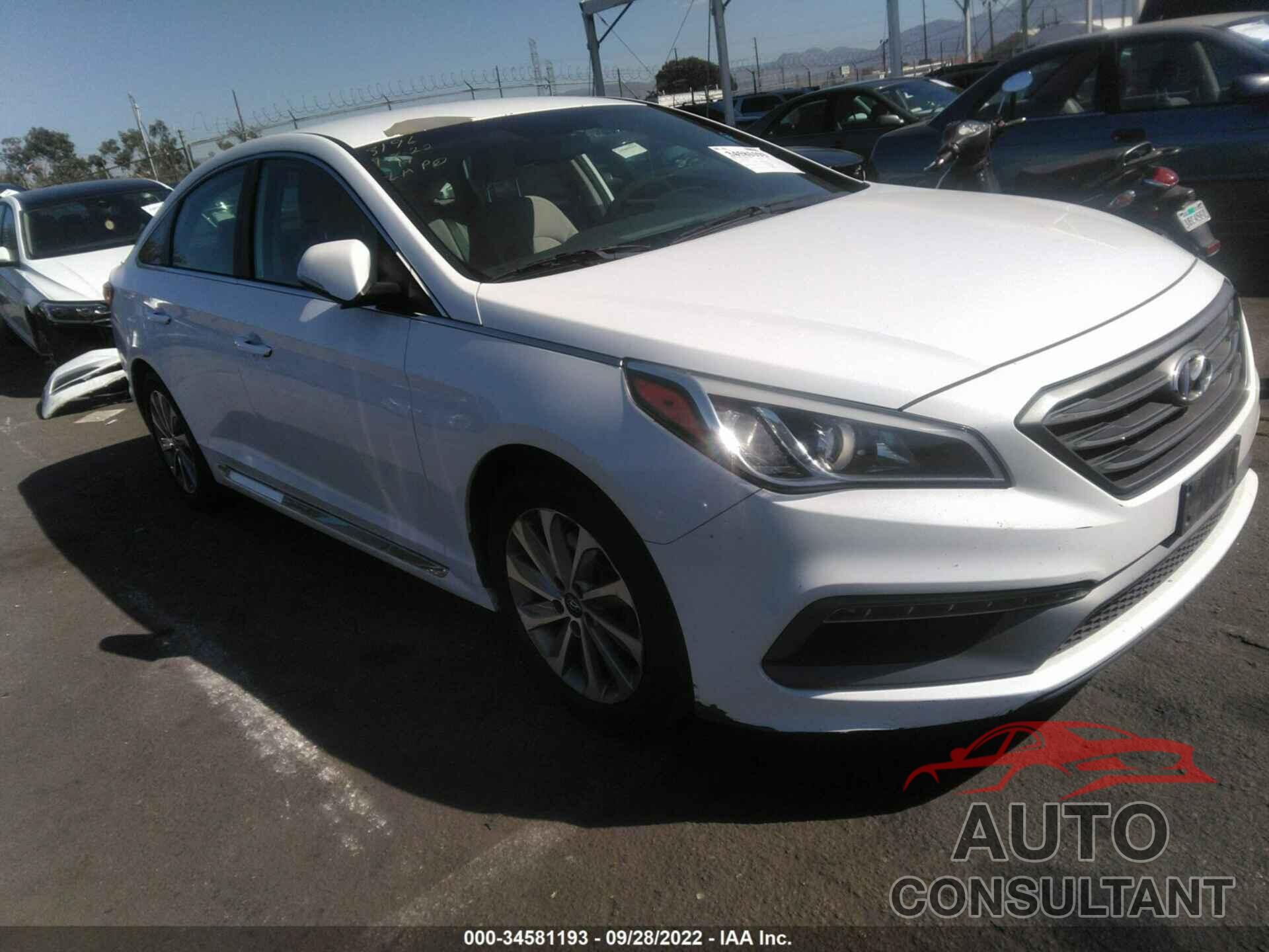 HYUNDAI SONATA 2017 - 5NPE34AF1HH551561