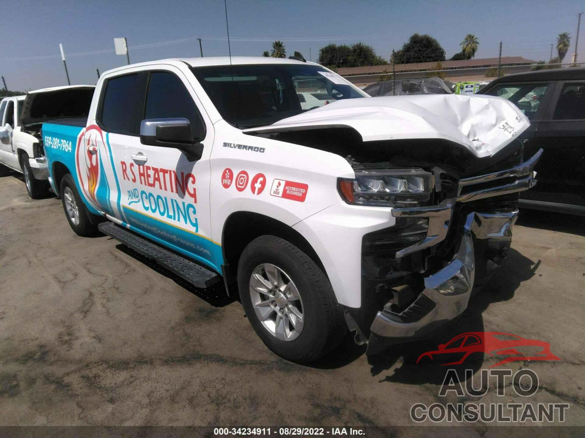 CHEVROLET SILVERADO 1500 2020 - 3GCPWCED4LG149778