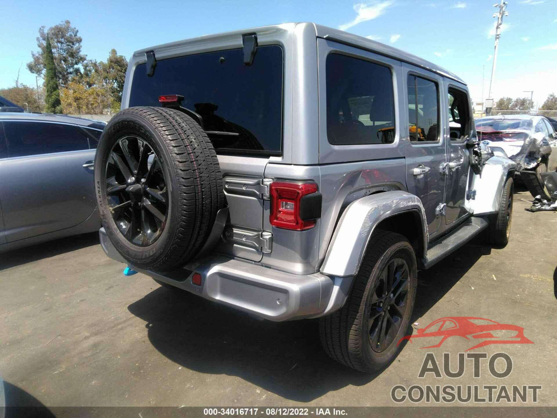 JEEP WRANGLER 4XE 2021 - 1C4JJXP64MW789020